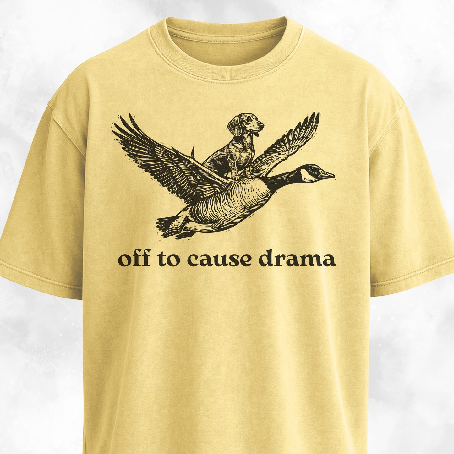 Off To Cause Drama Doxie T-Shirt