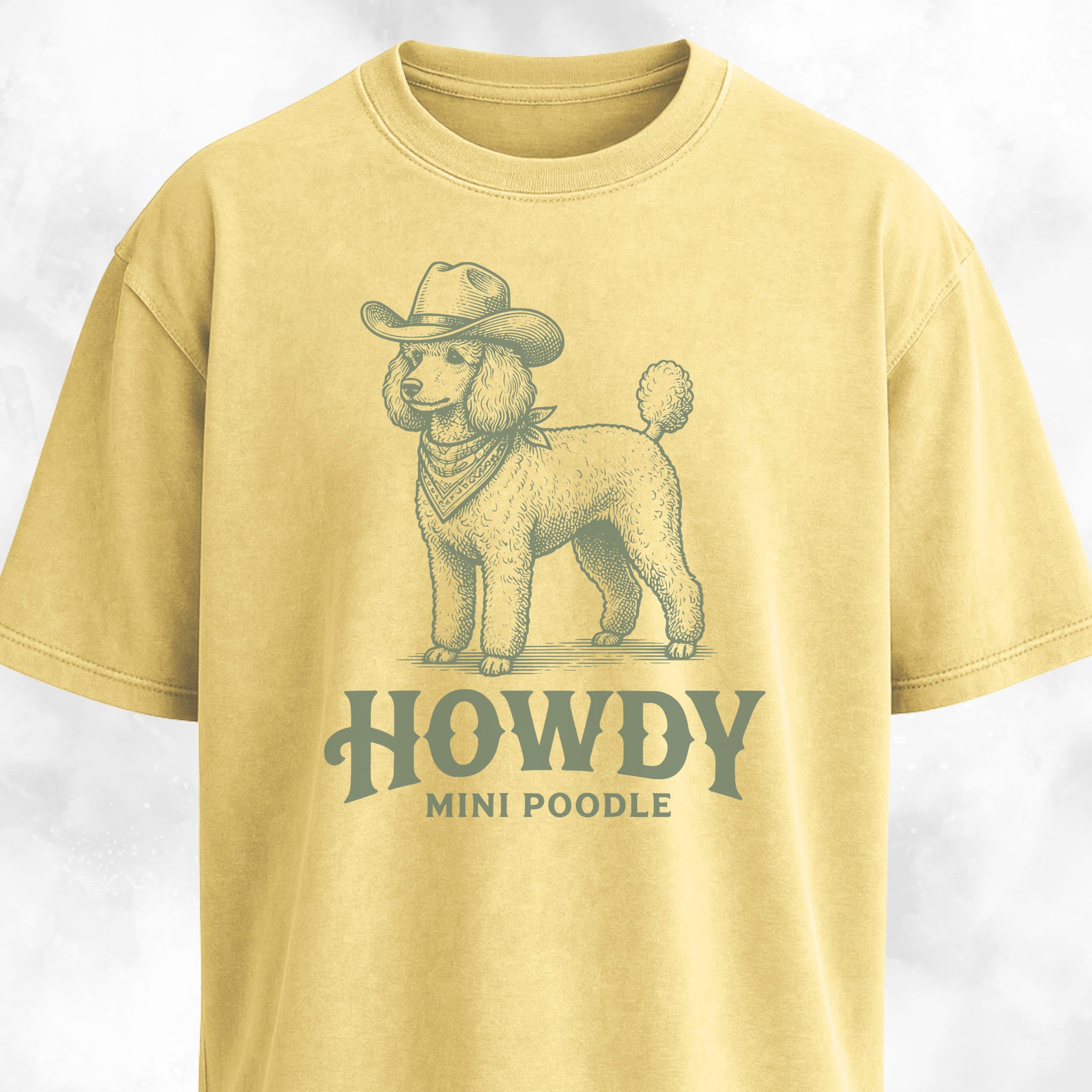 Howdy Mini Poodle T-Shirt