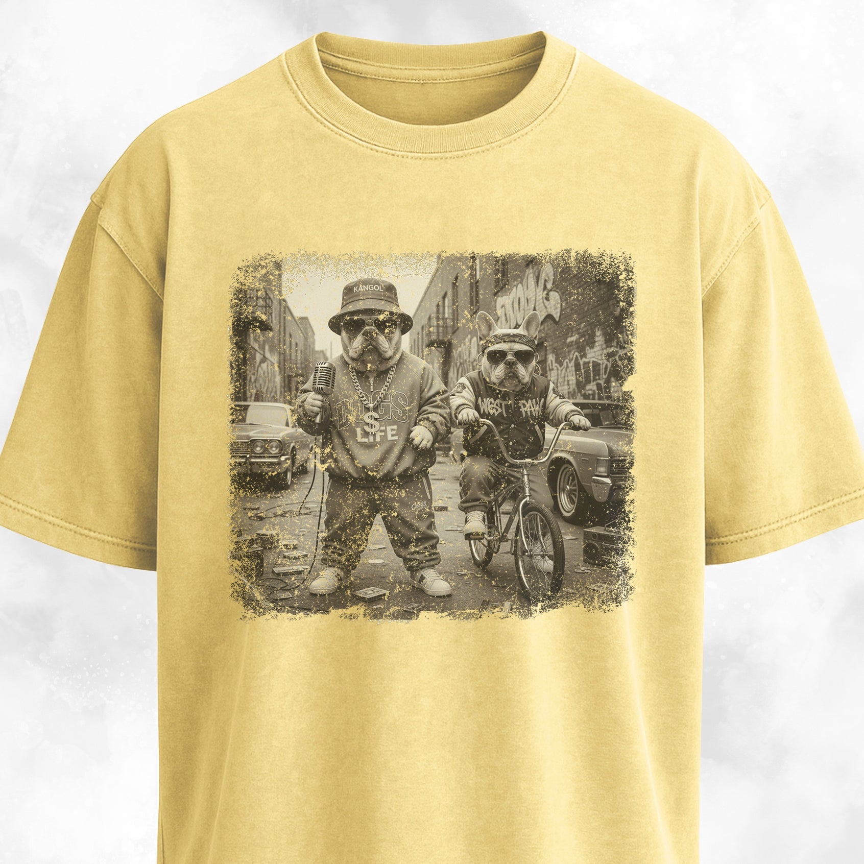 Rapper Frenchies Street Life T-Shirt