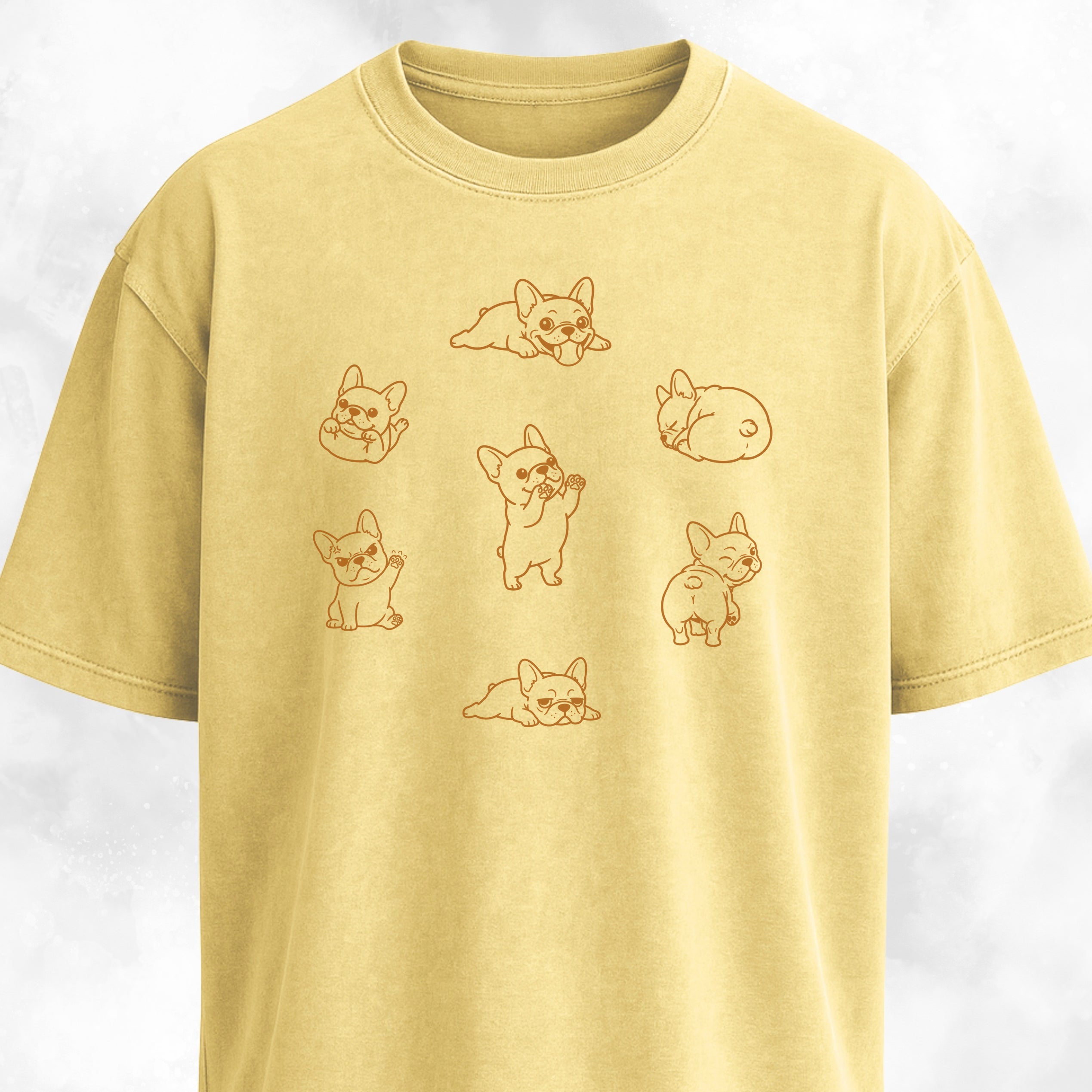 Frenchie Dog Clock T-Shirt