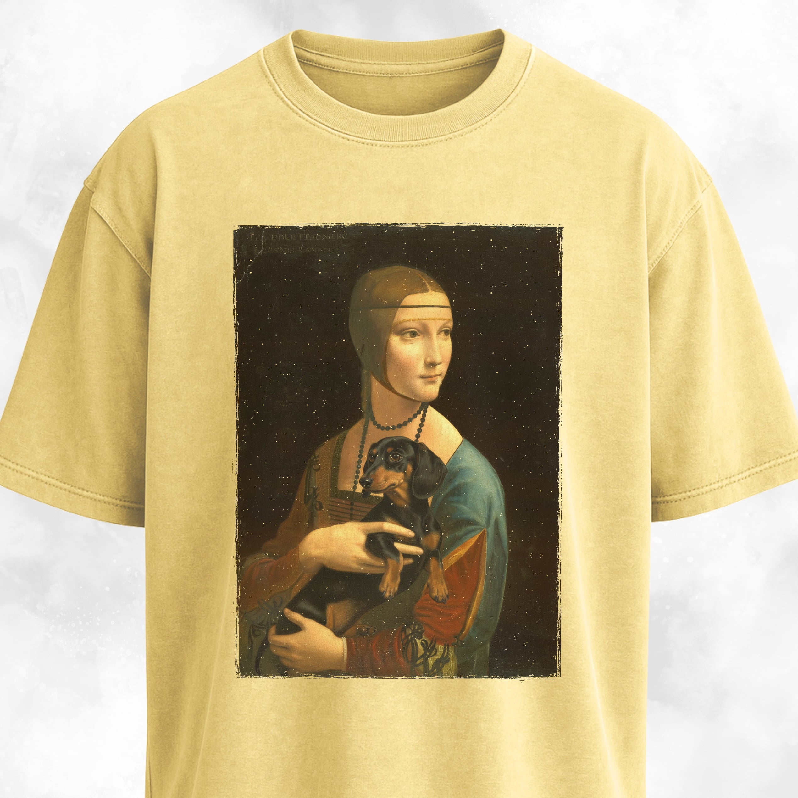 Lady With An Ermine Doxie Edition T-Shirt