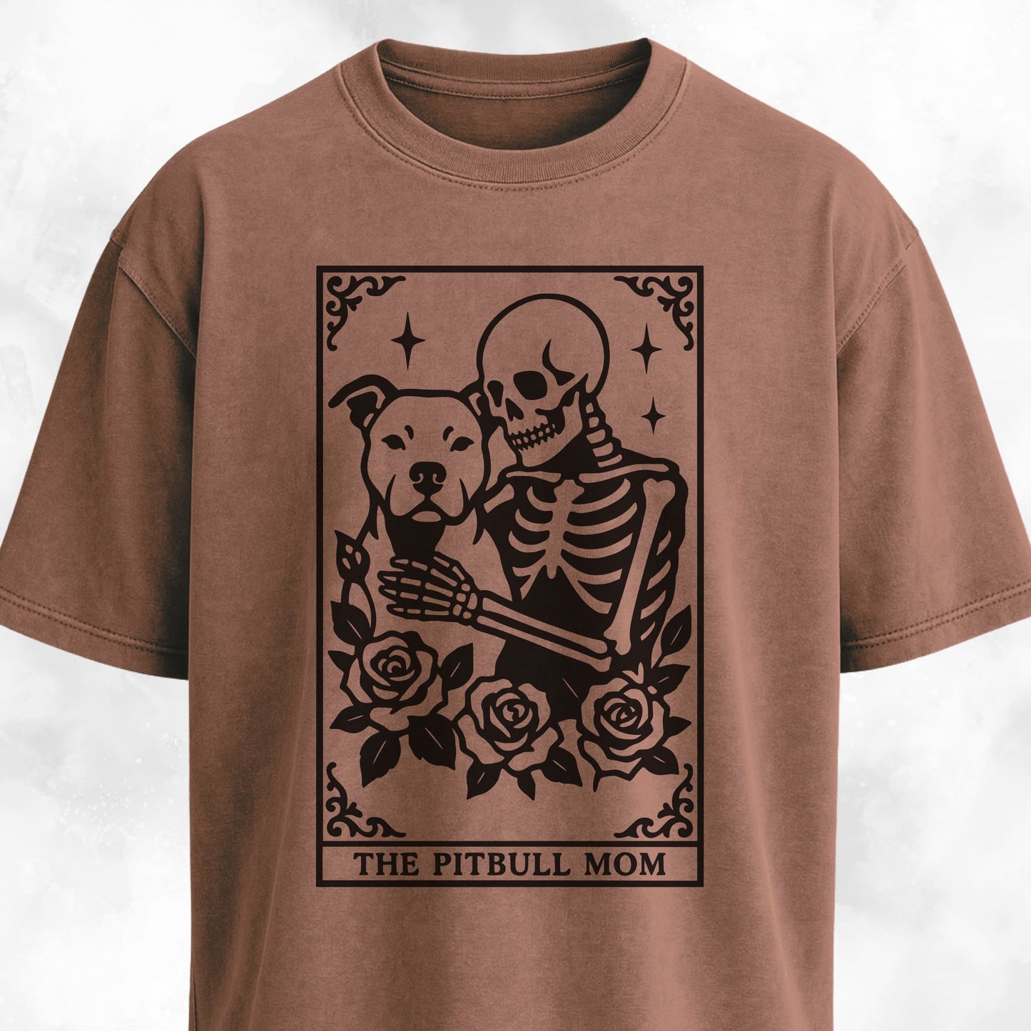 The Pitbull Mom Tarot Card T-Shirt
