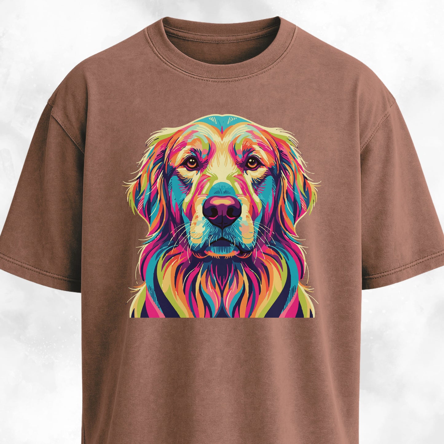Colorful Golden Retriever T-Shirt