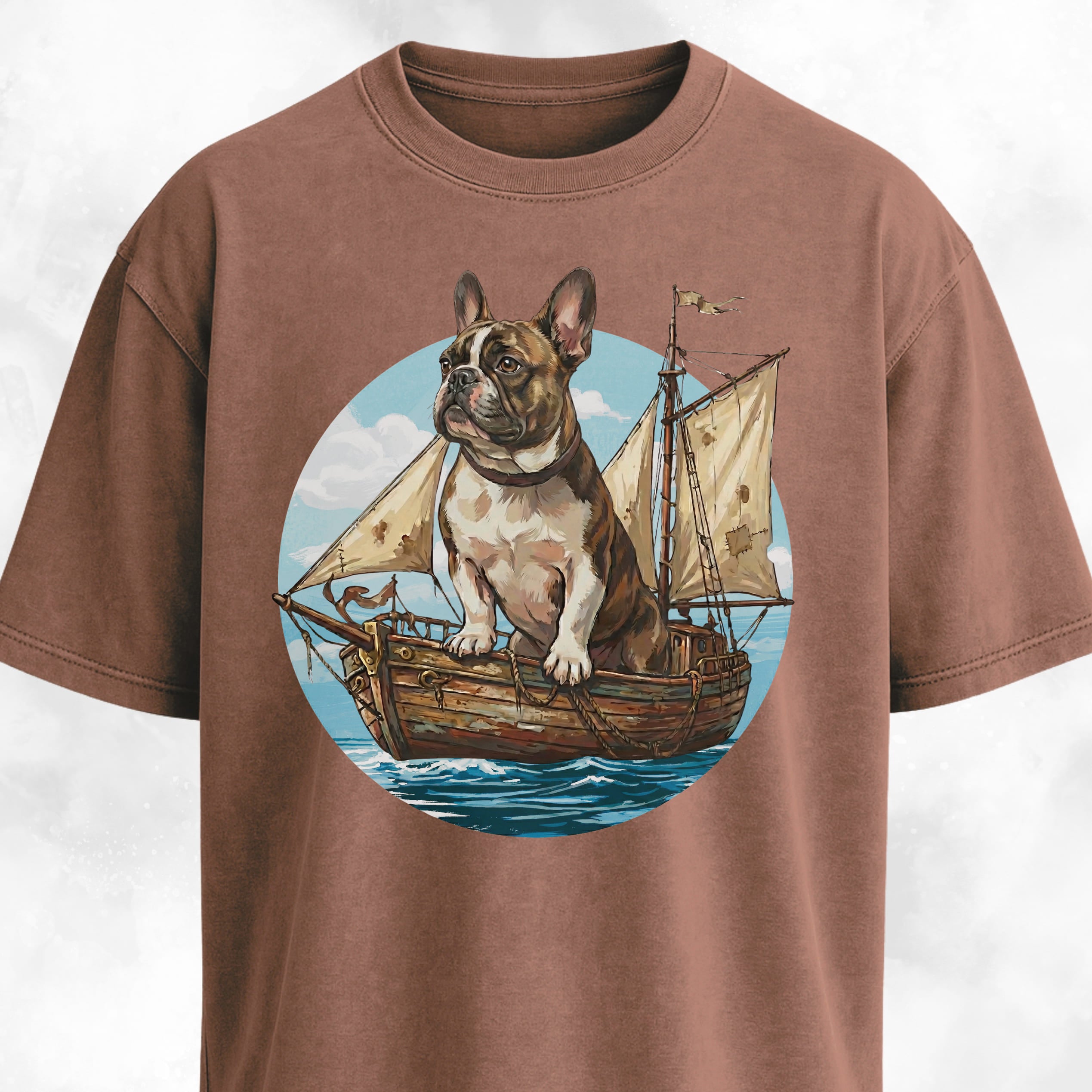We Sail At Dawn Frenchie T-Shirt