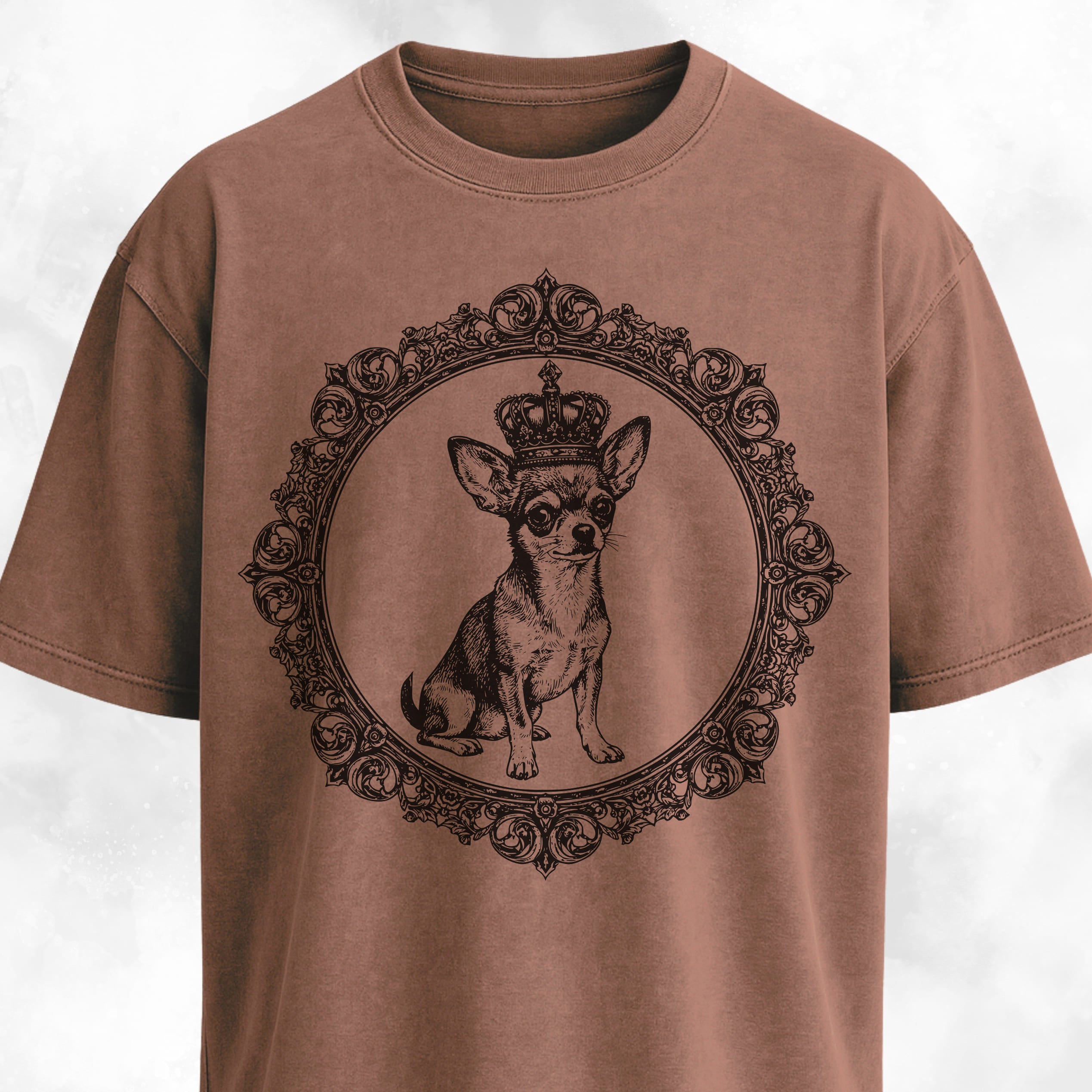 Regal Chihuahua With A Crown T-Shirt