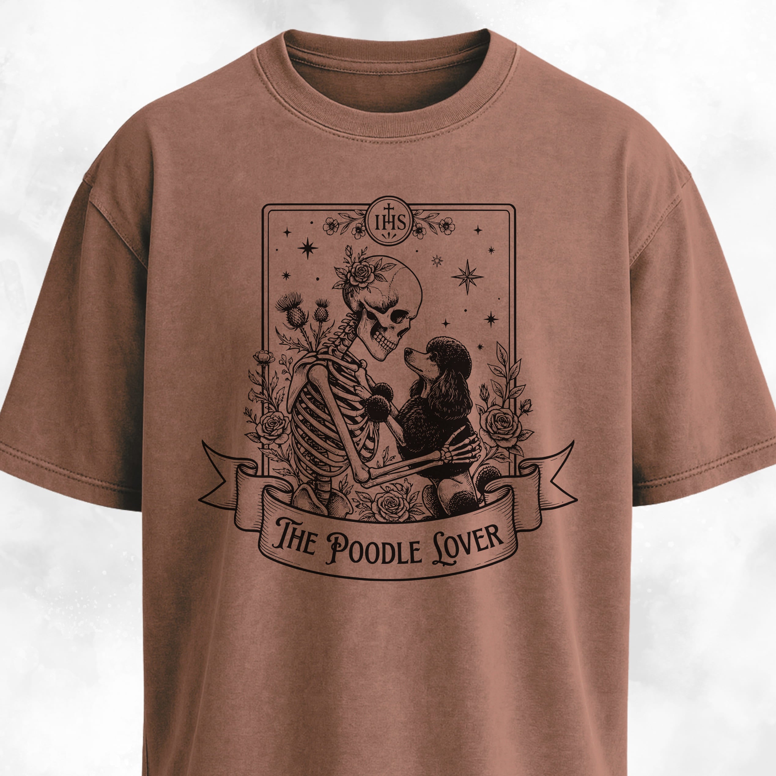 The Poodle Lover Tarot Card T-Shirt