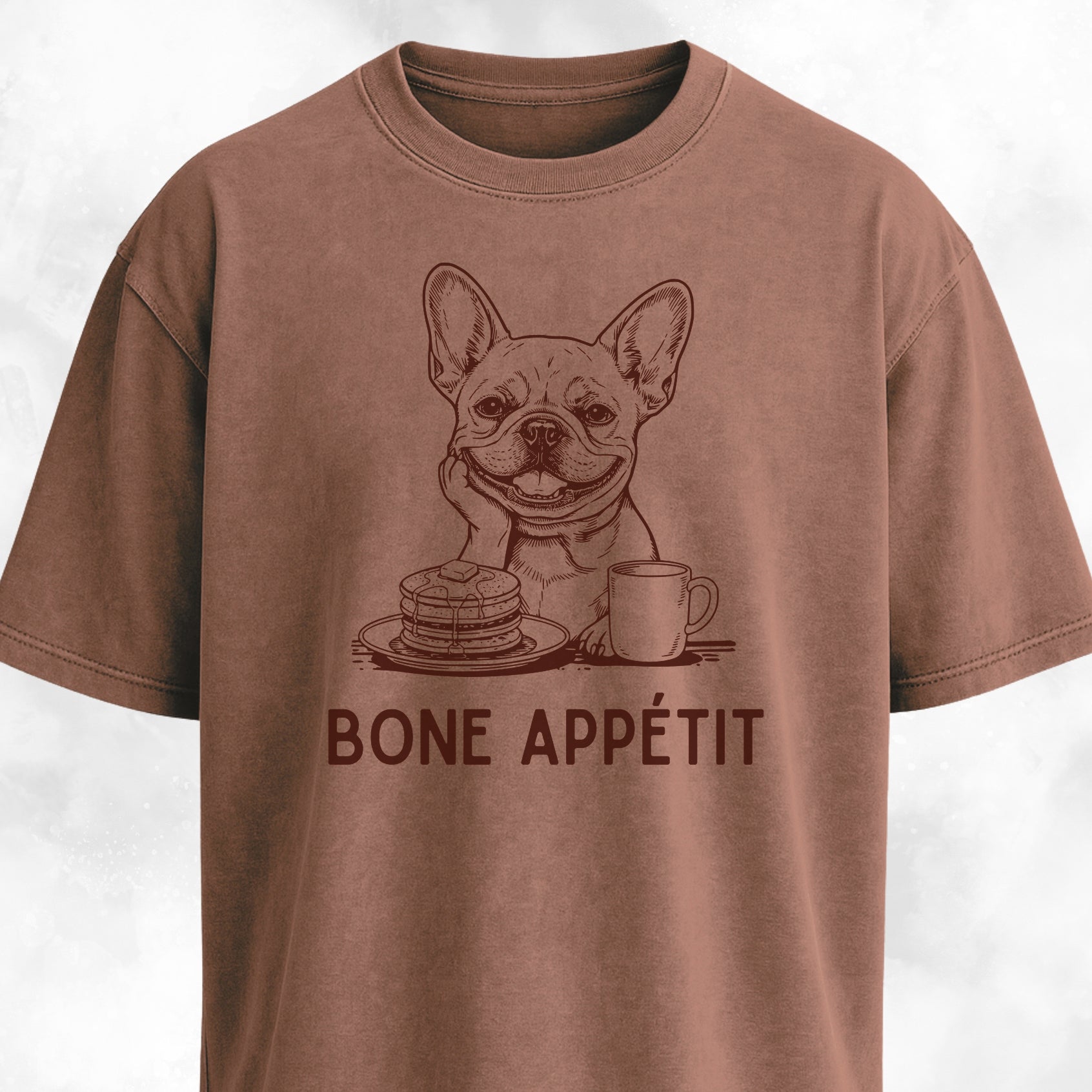 Bone Appetit Frenchie Breakfast T-Shirt