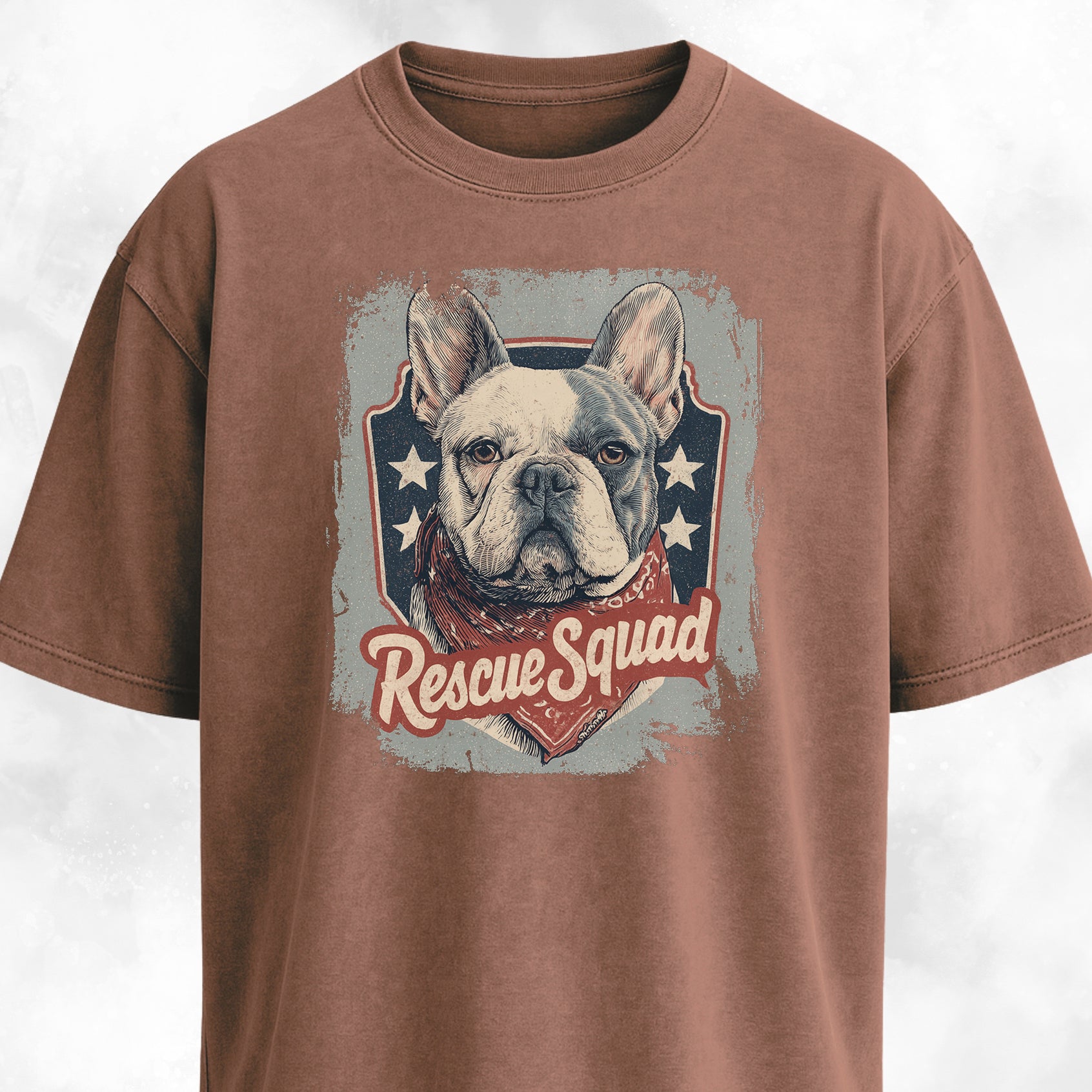 Rescue Squad French Bulldog Adoption Pride T-Shirt