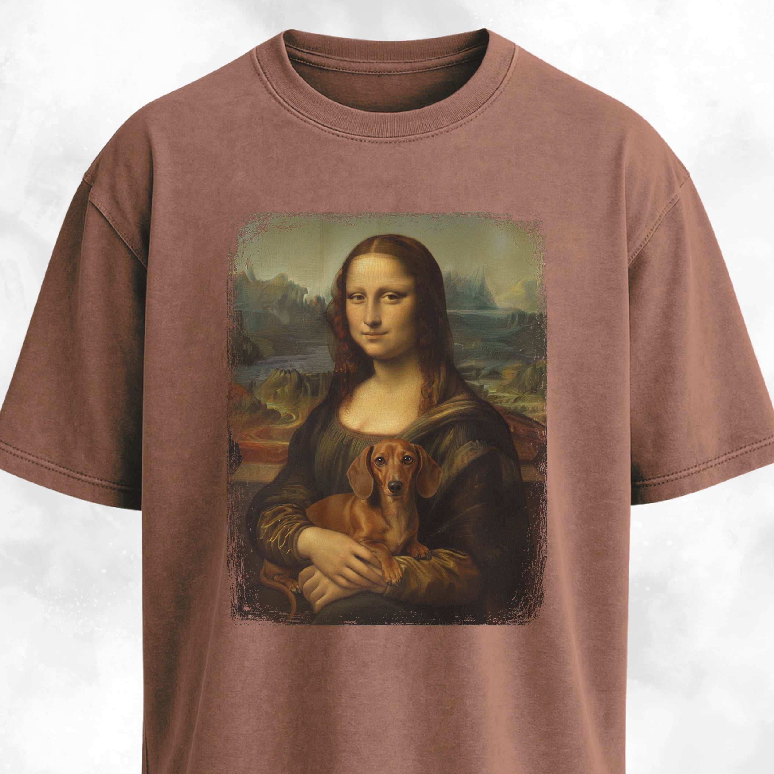 Mona Lisa Dachshund Edition T-Shirt