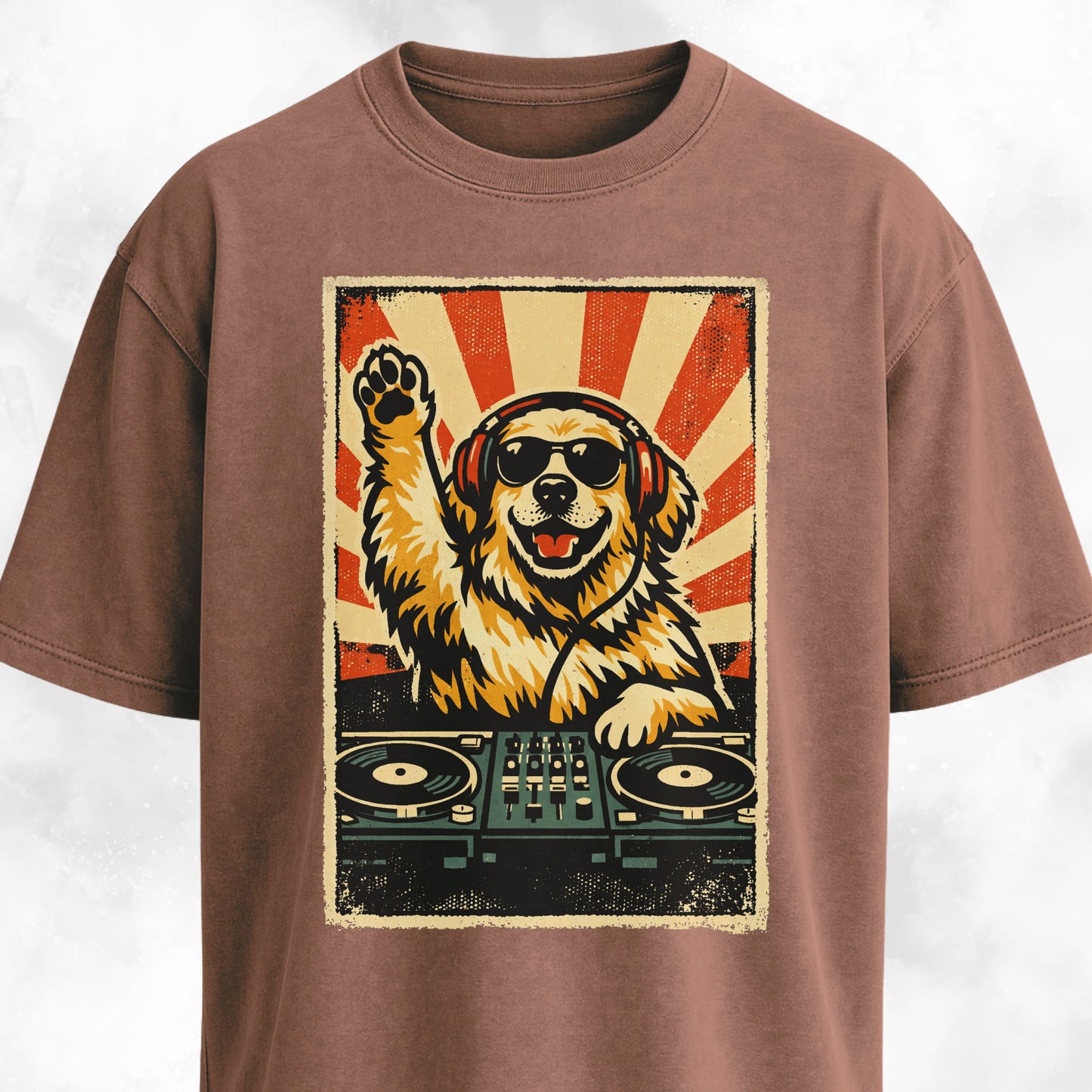 DJ Golden Retriever T-Shirt