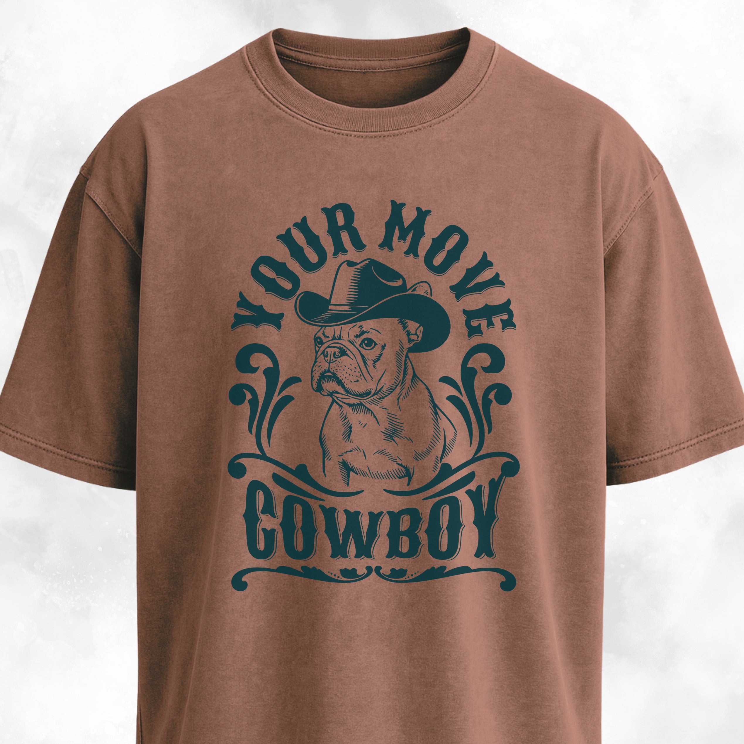 Your Move Cowboy Frenchie T-Shirt