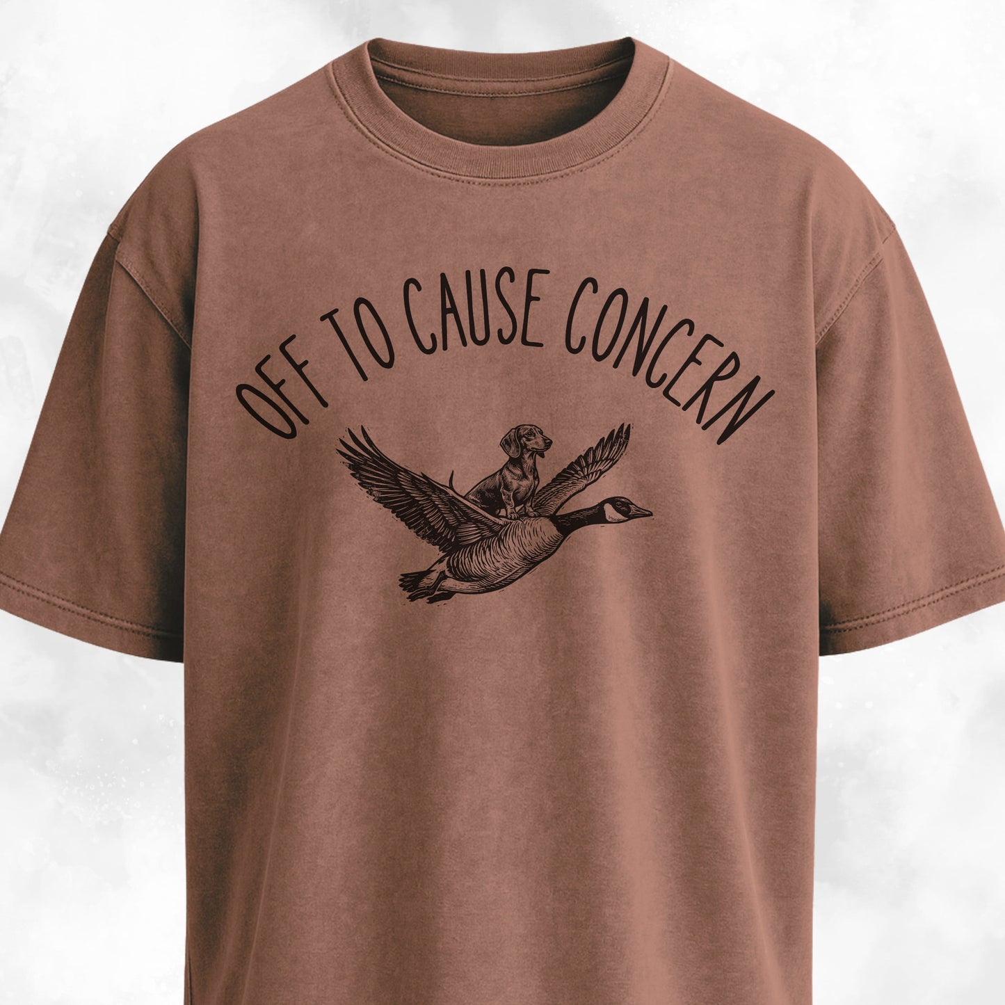 Off To Cause Concern Doxie T-Shirt