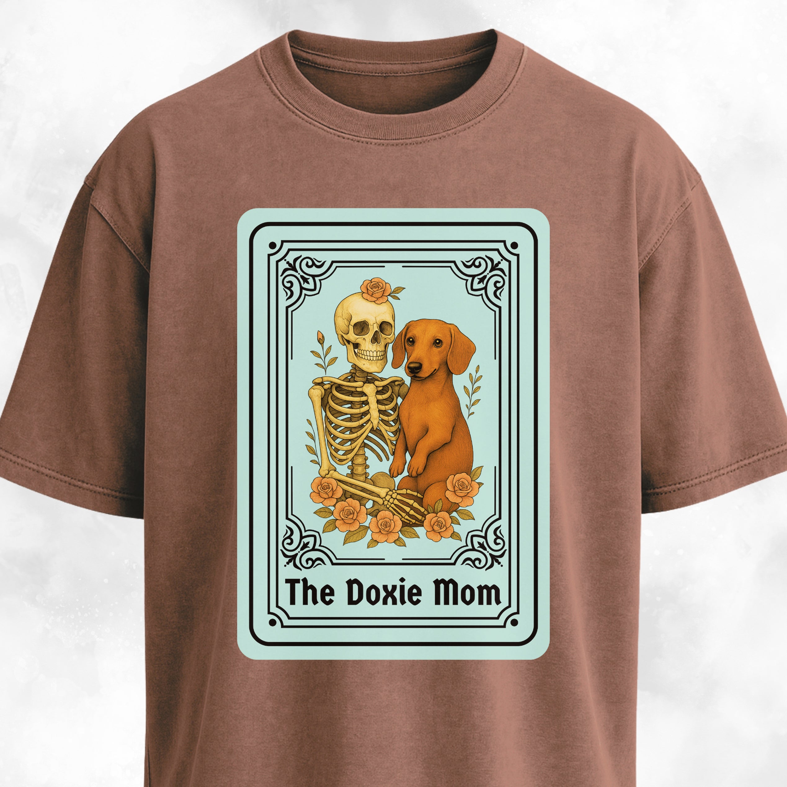 The Doxie Mom Pastel Tarot Card T-Shirt