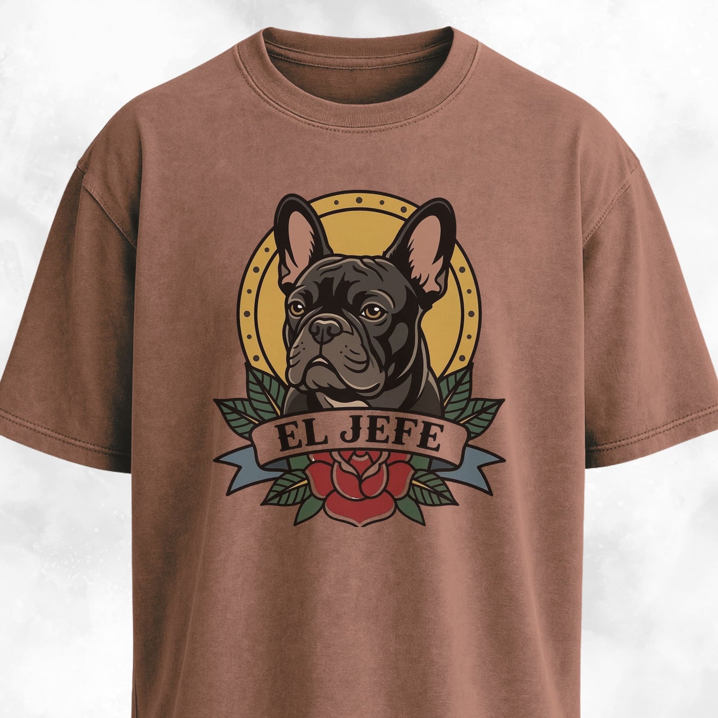 El Jefe French Bulldog T-Shirt