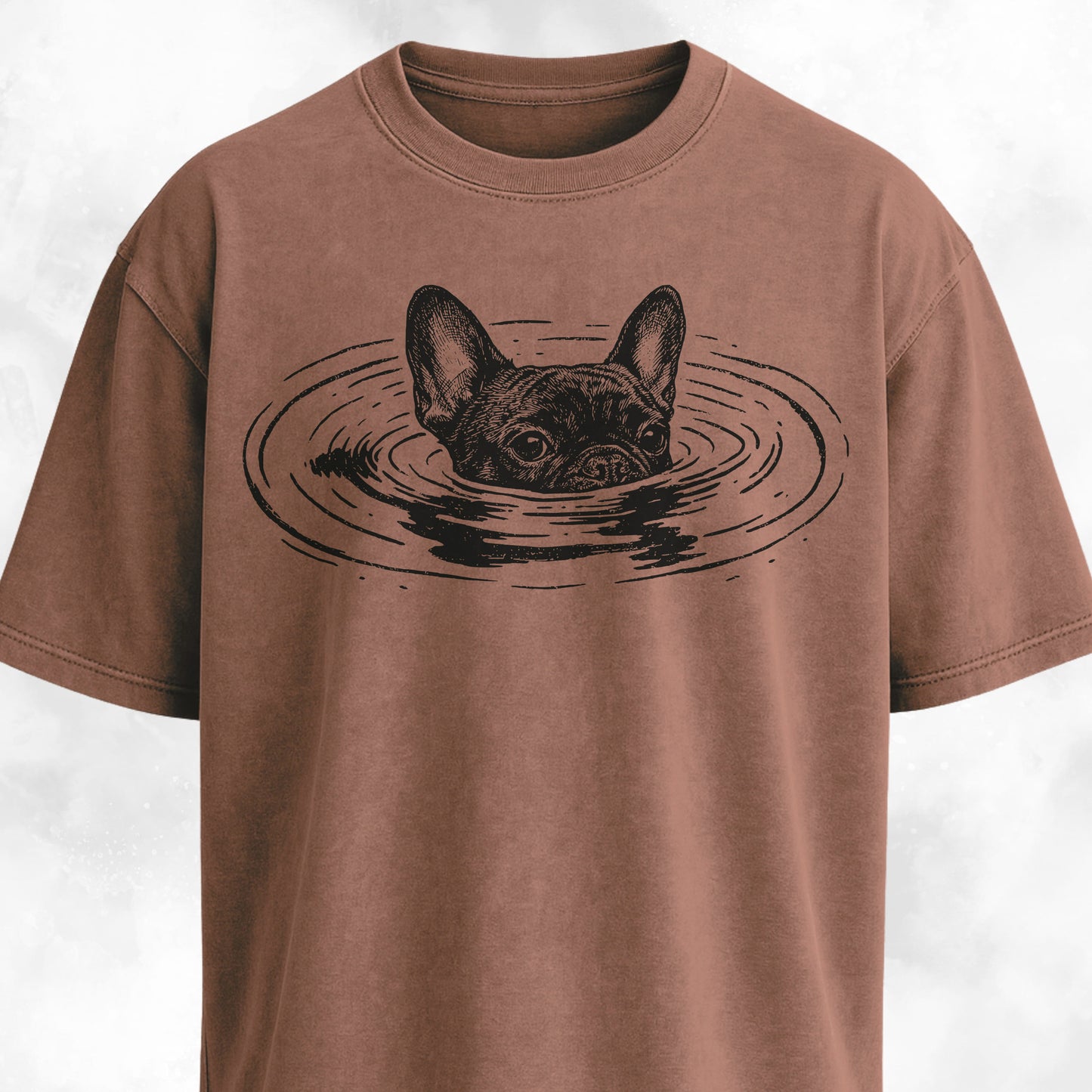 French Bulldog In The Water T-Shirt