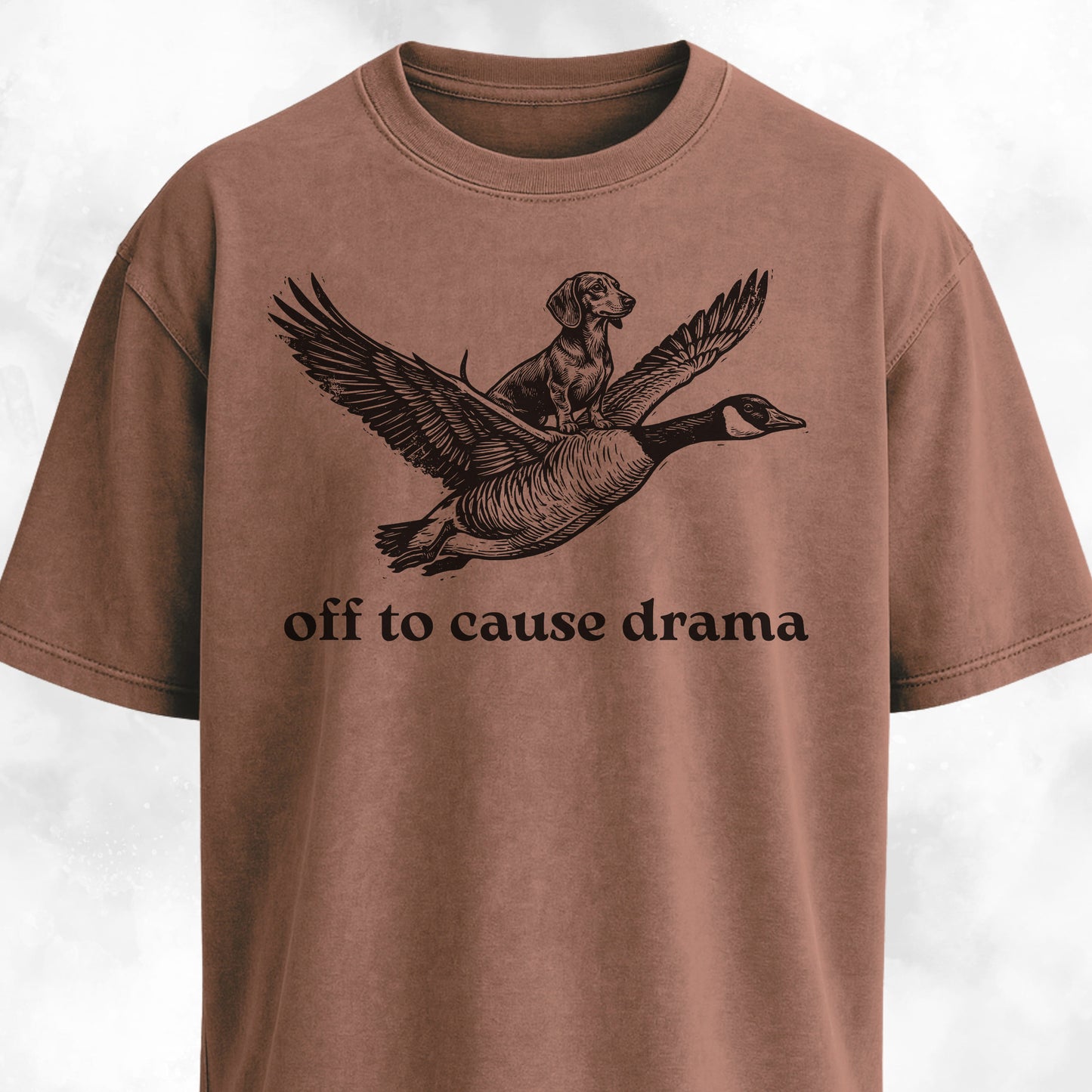 Off To Cause Drama Doxie T-Shirt