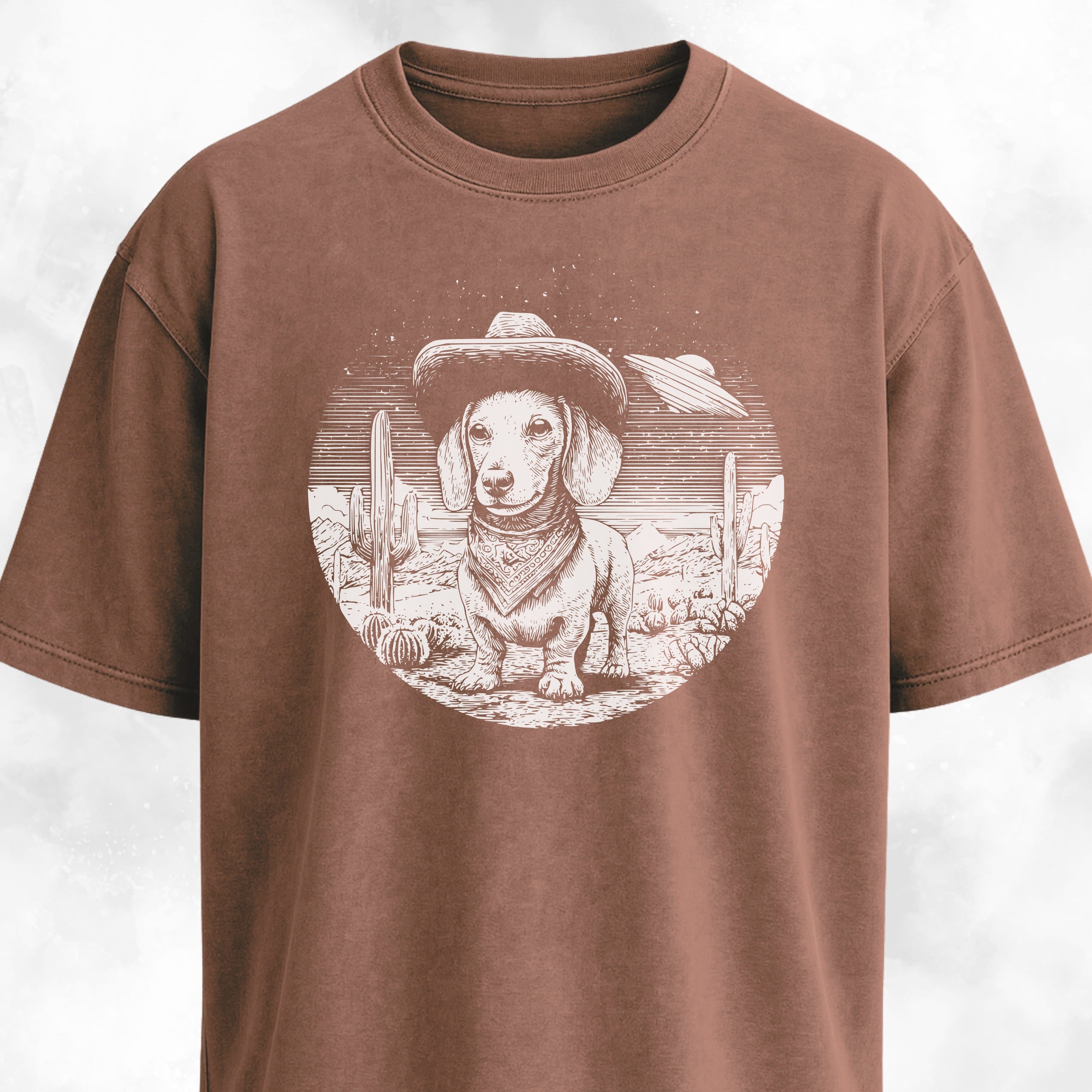 Doxie Cowboy In The Desert T-Shirt