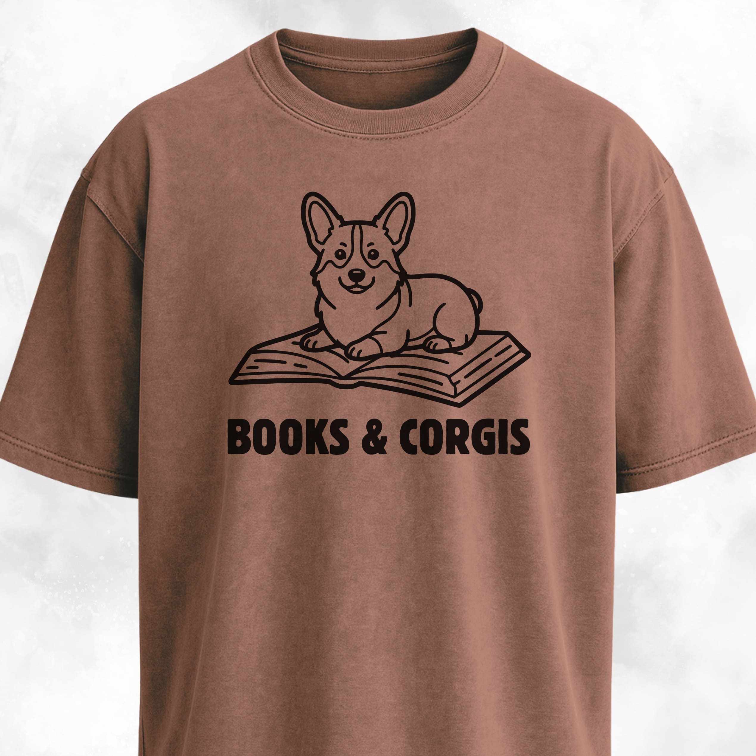 Books And Corgis T-Shirt