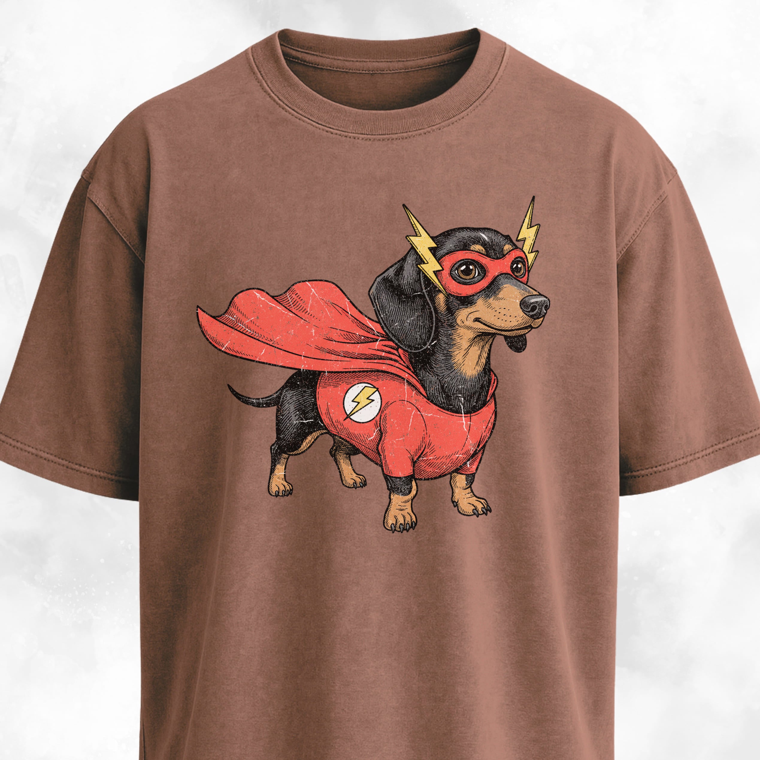 Superhero Dachshund T-Shirt