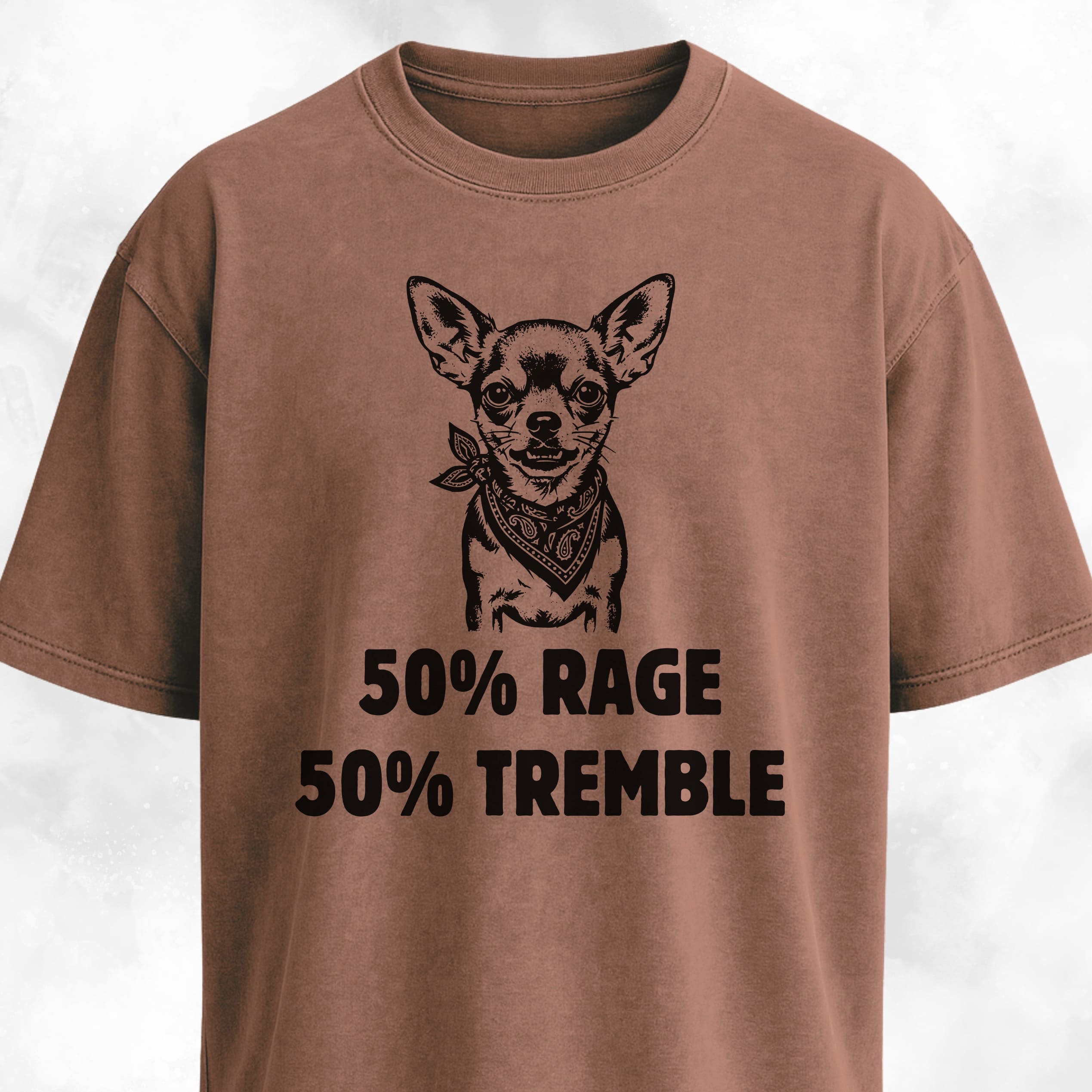 50% Rage 50% Tremble Chihuahua