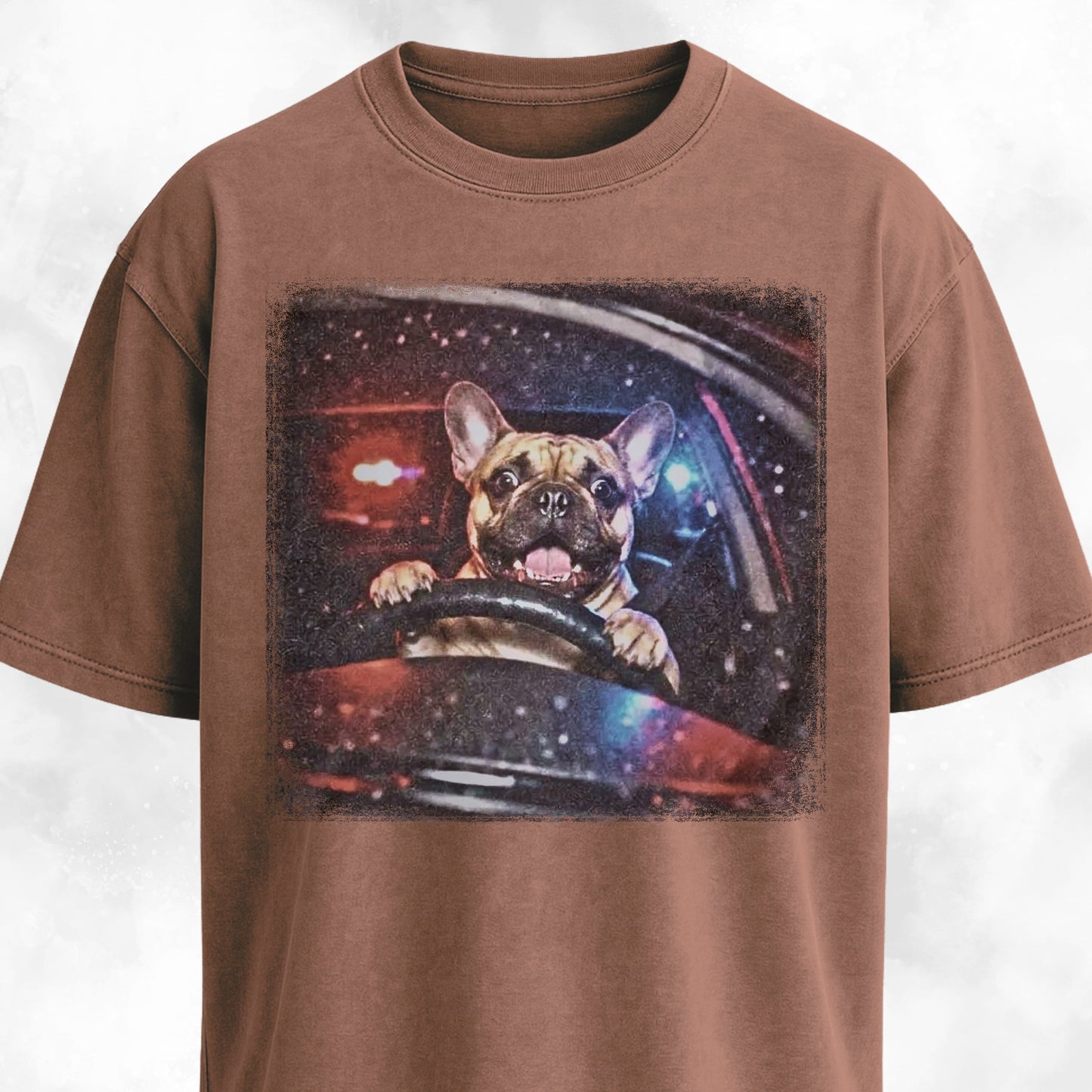 French Bulldog Escaping The Police T-Shirt