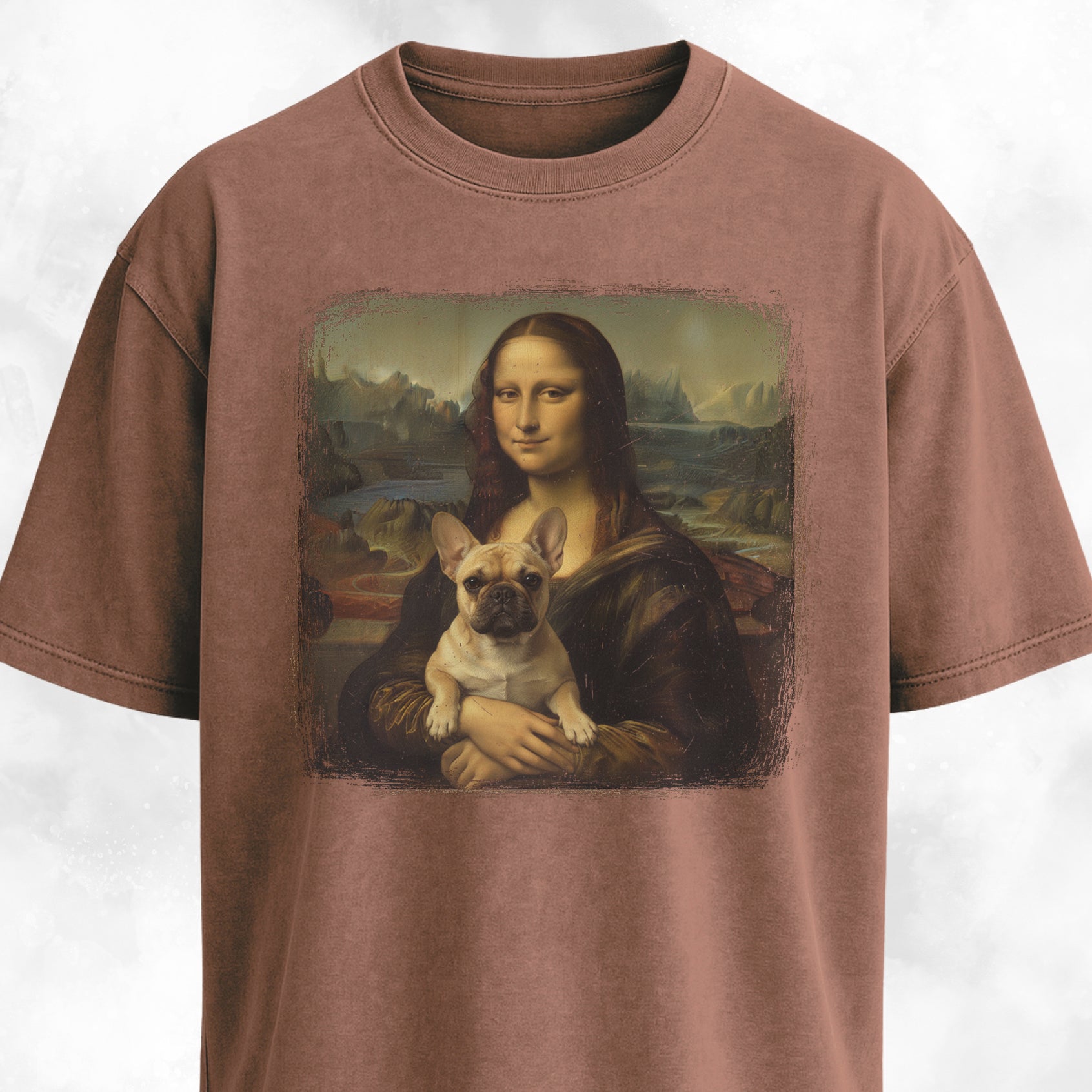 Mona Lisa Frenchie Edition T-Shirt