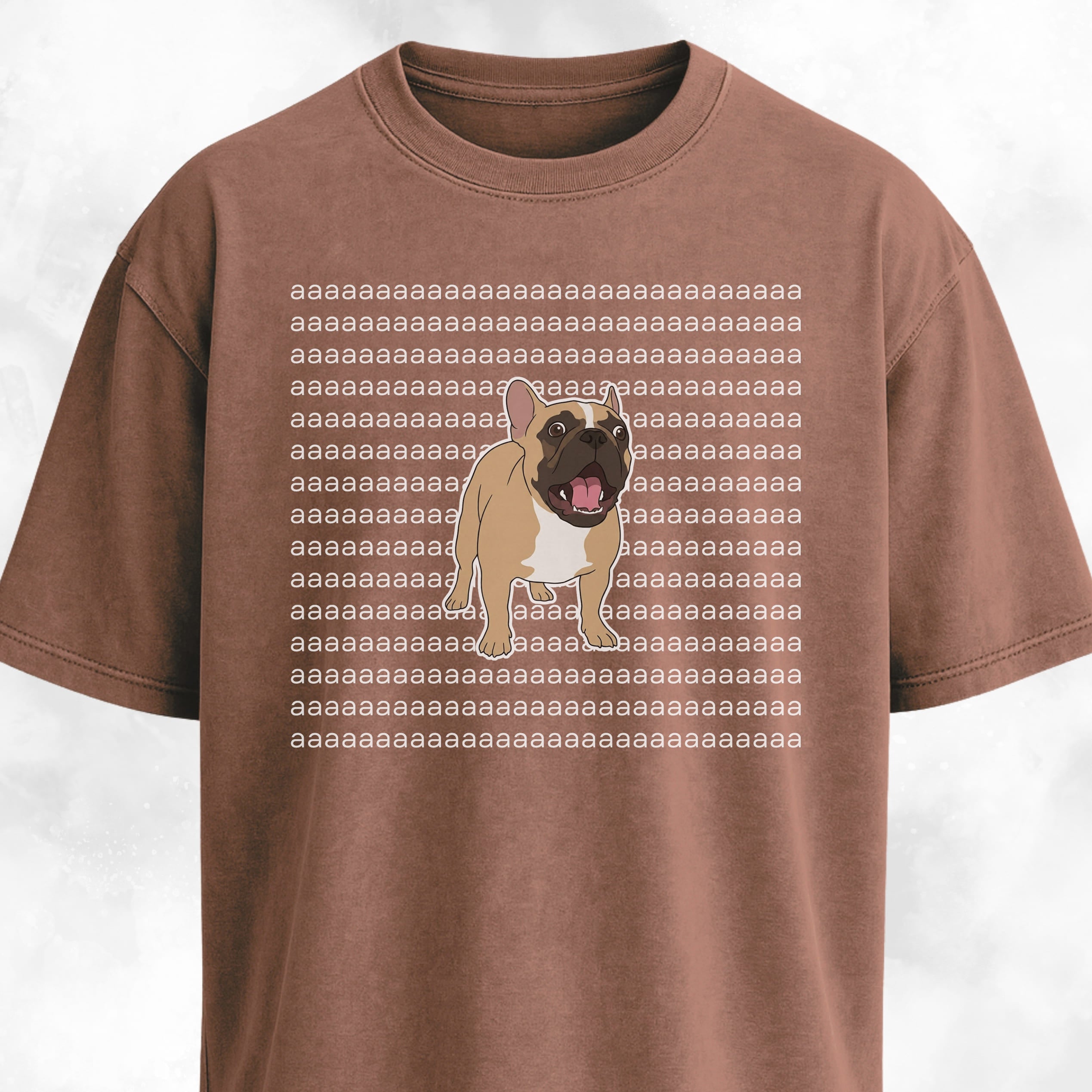 Screaming Frenchie Meme T-Shirt