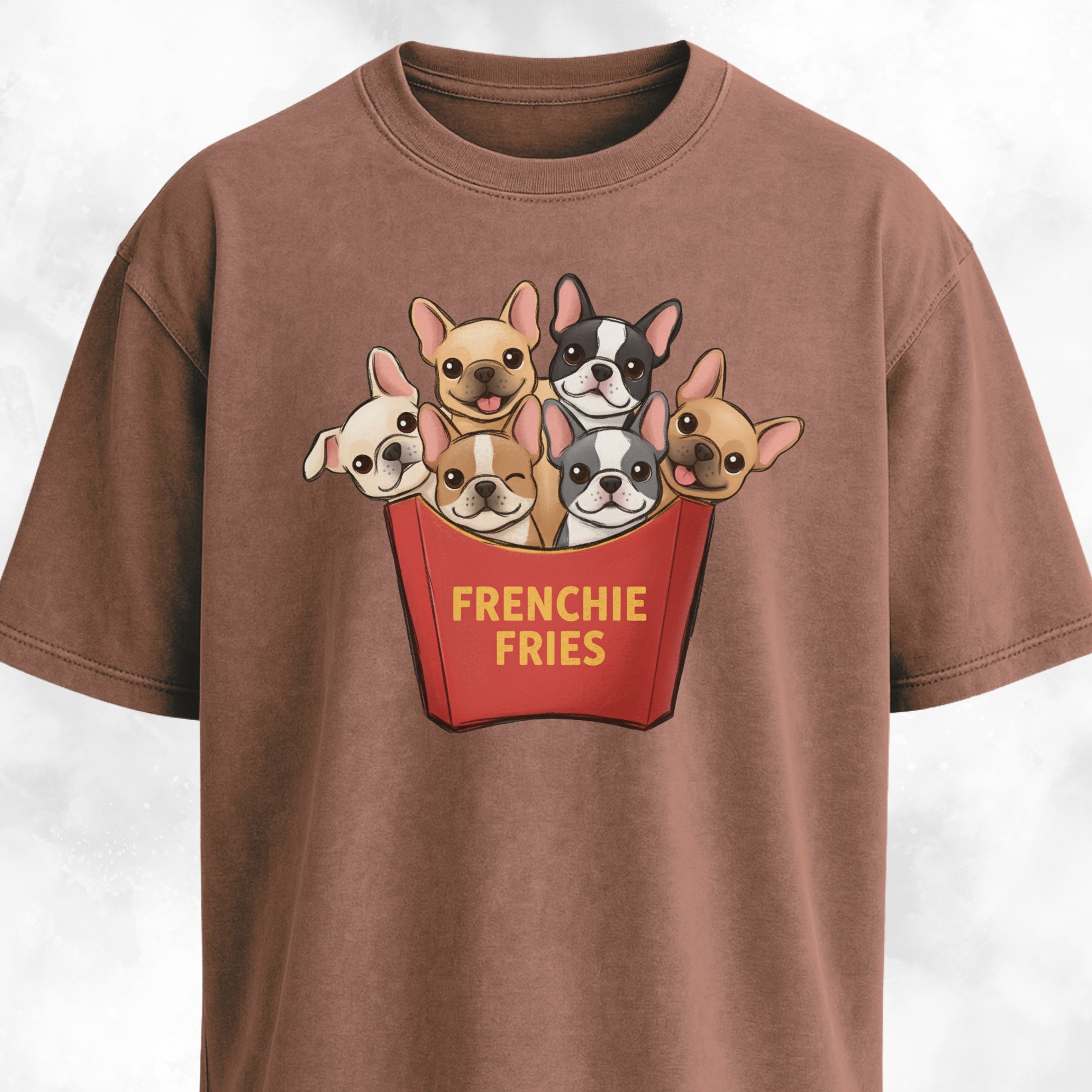 Frenchie Fries Fun T-Shirt