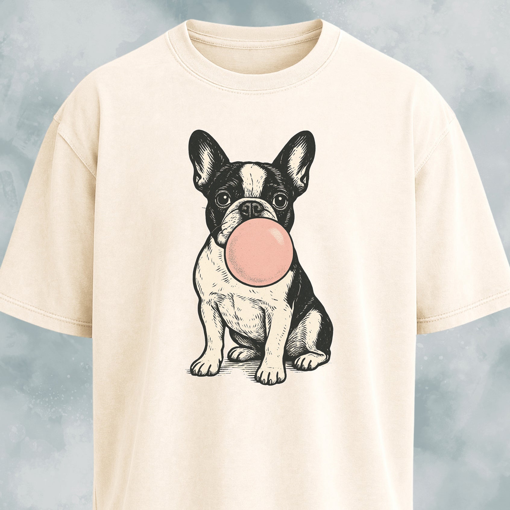 Frenchie Blowing Bubblegum T-Shirt