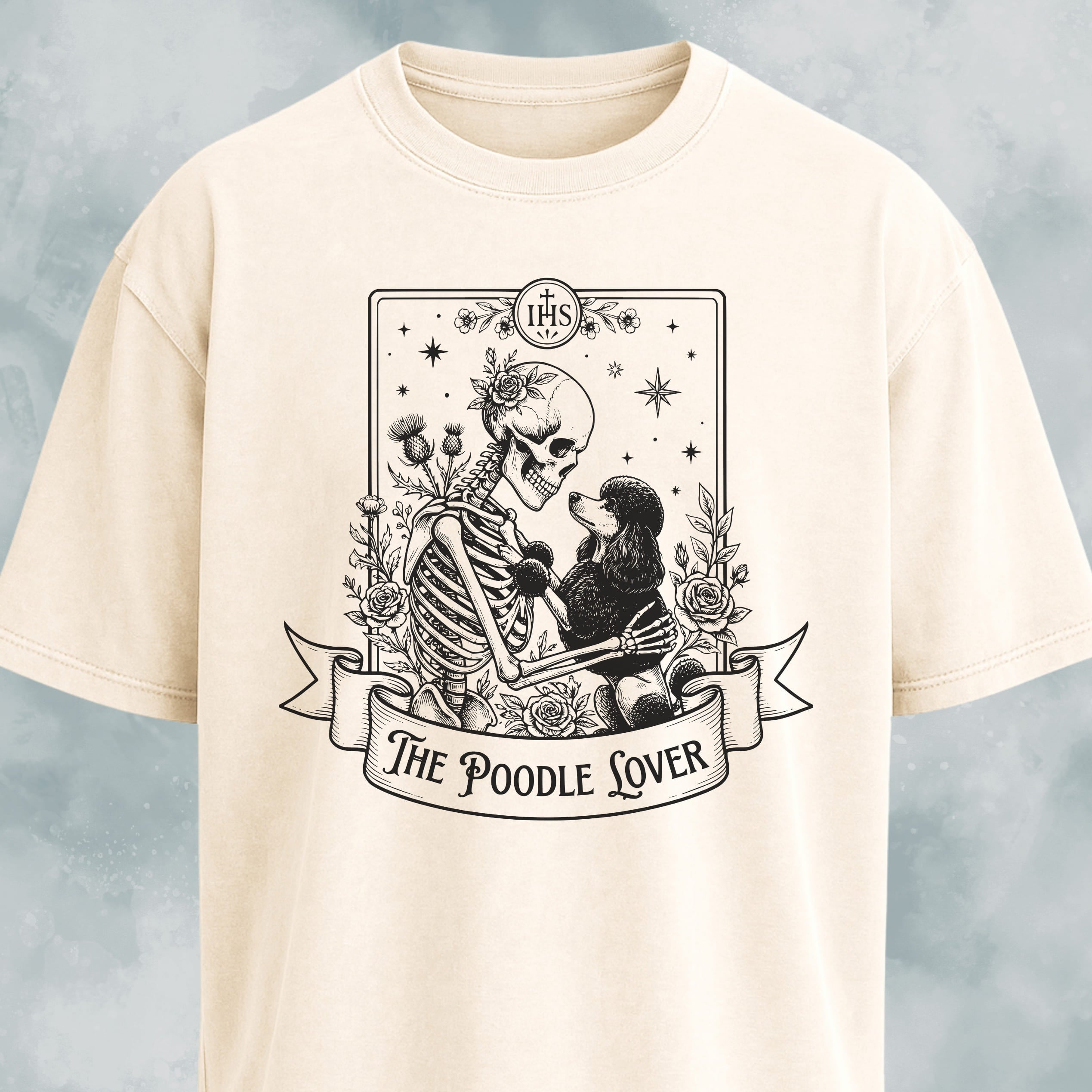The Poodle Lover Tarot Card T-Shirt