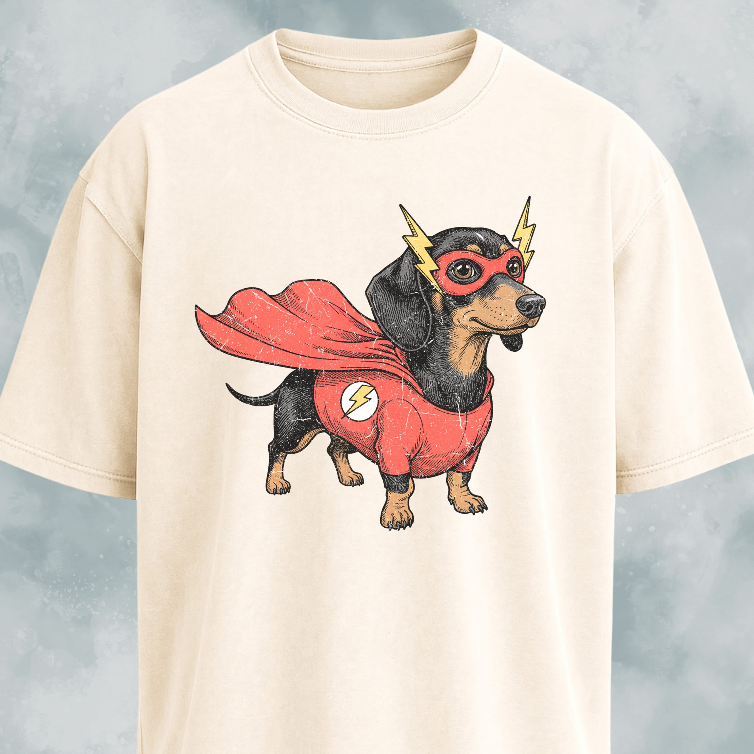 Superhero Dachshund T-Shirt
