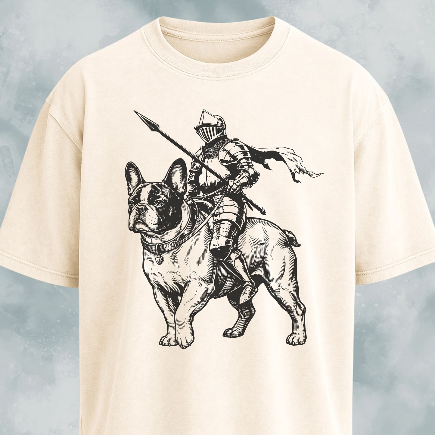 Knight Riding A Frenchie T-Shirt