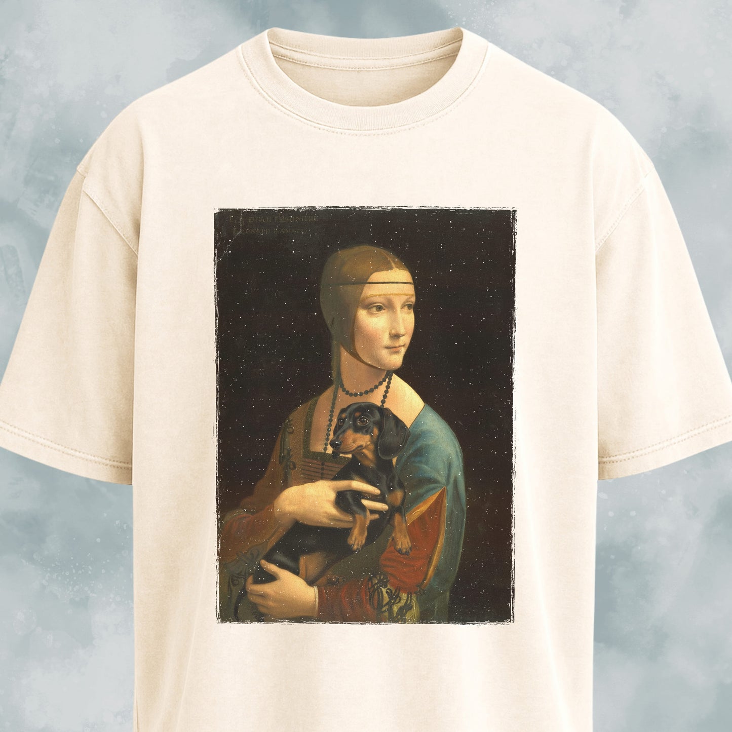Lady With An Ermine Doxie Edition T-Shirt
