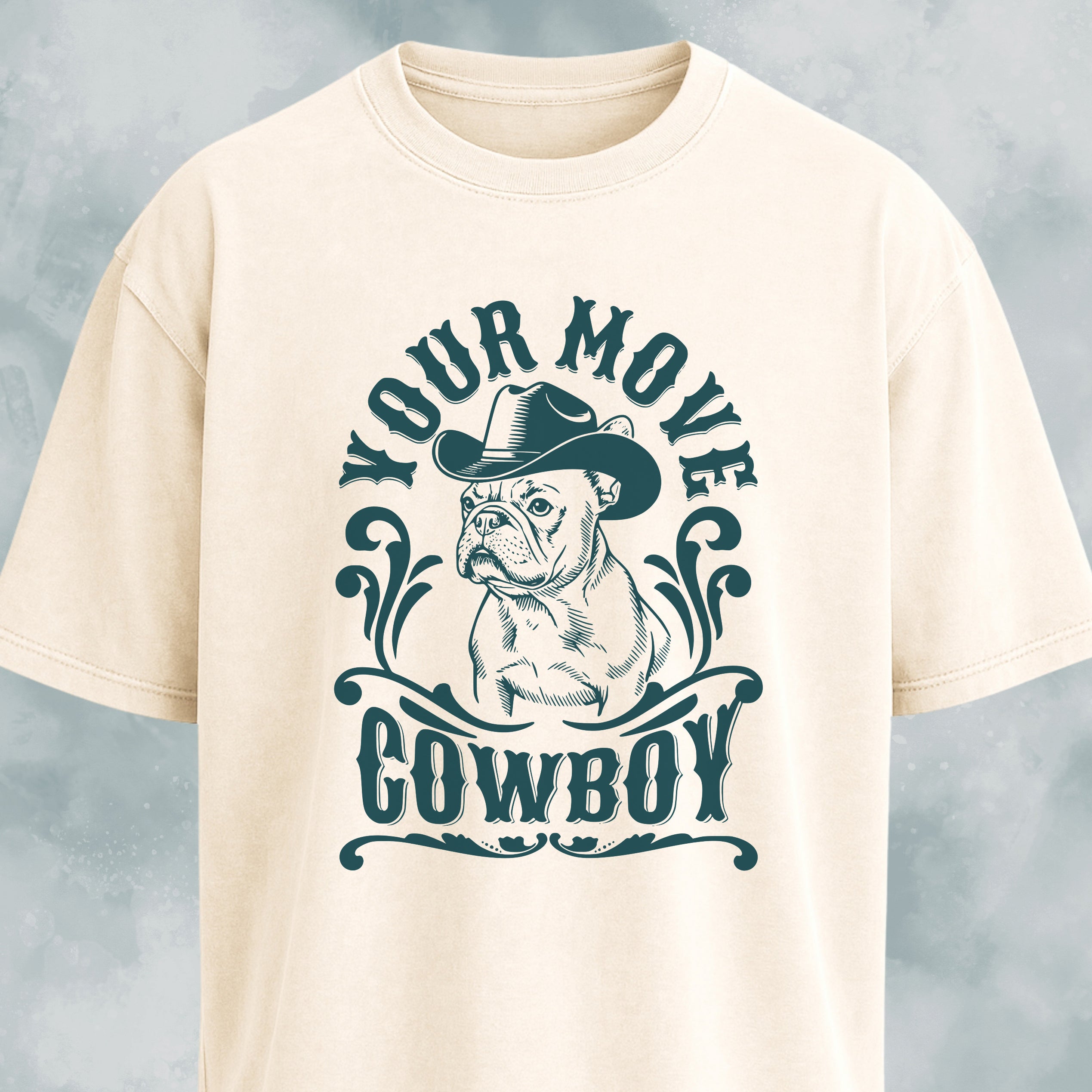 Your Move Cowboy Frenchie T-Shirt