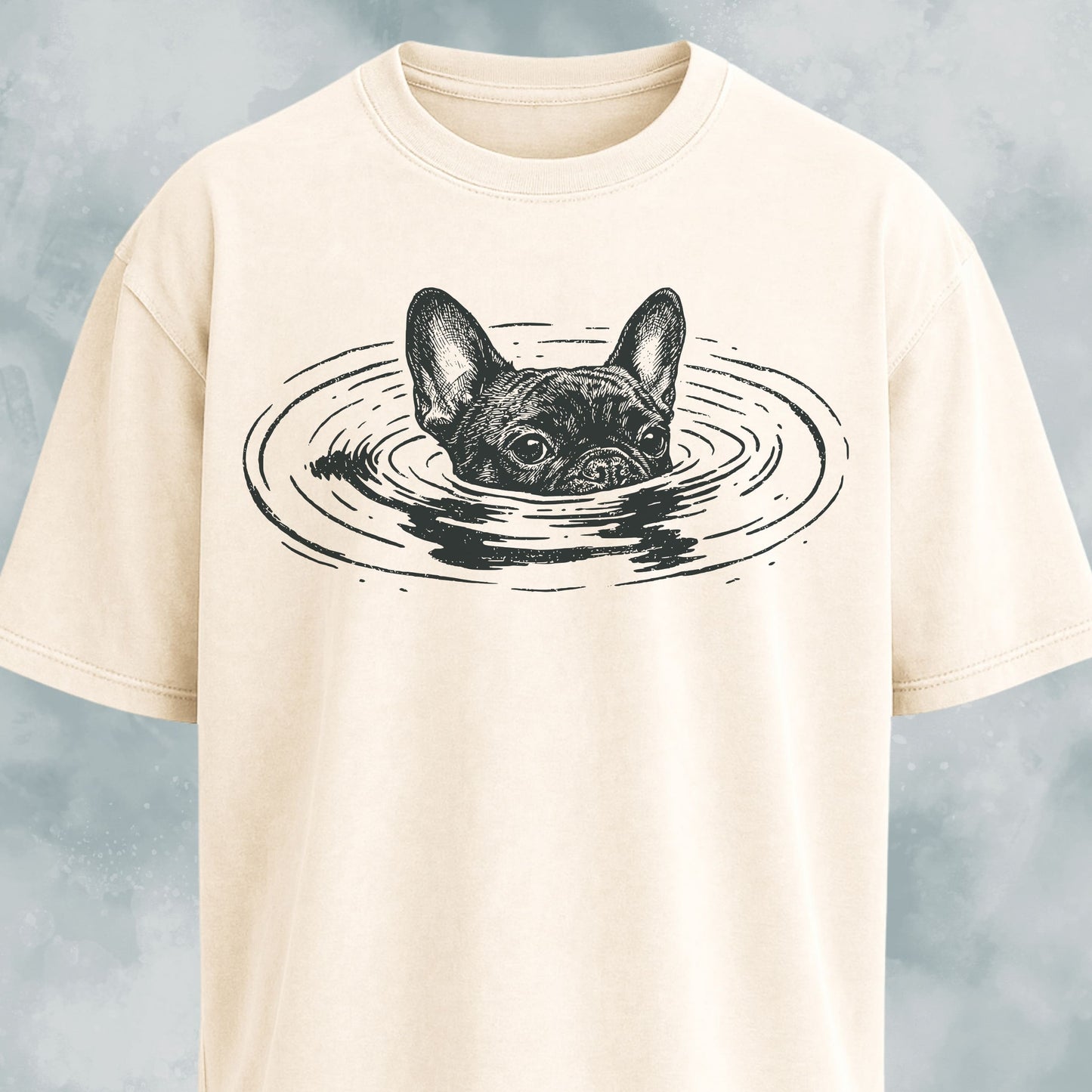 French Bulldog In The Water T-Shirt
