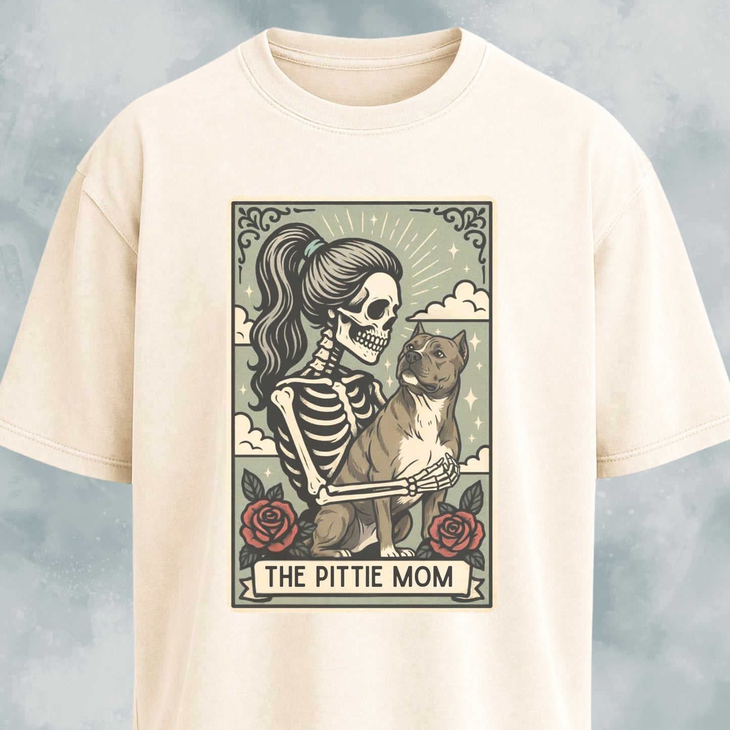 The Pittie Mom Tarot Card T-Shirt