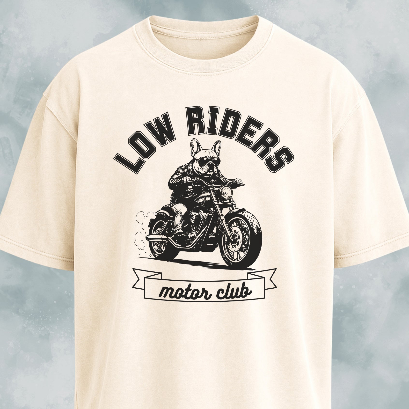 Low Riders Motor Club French Bulldog T-Shirt