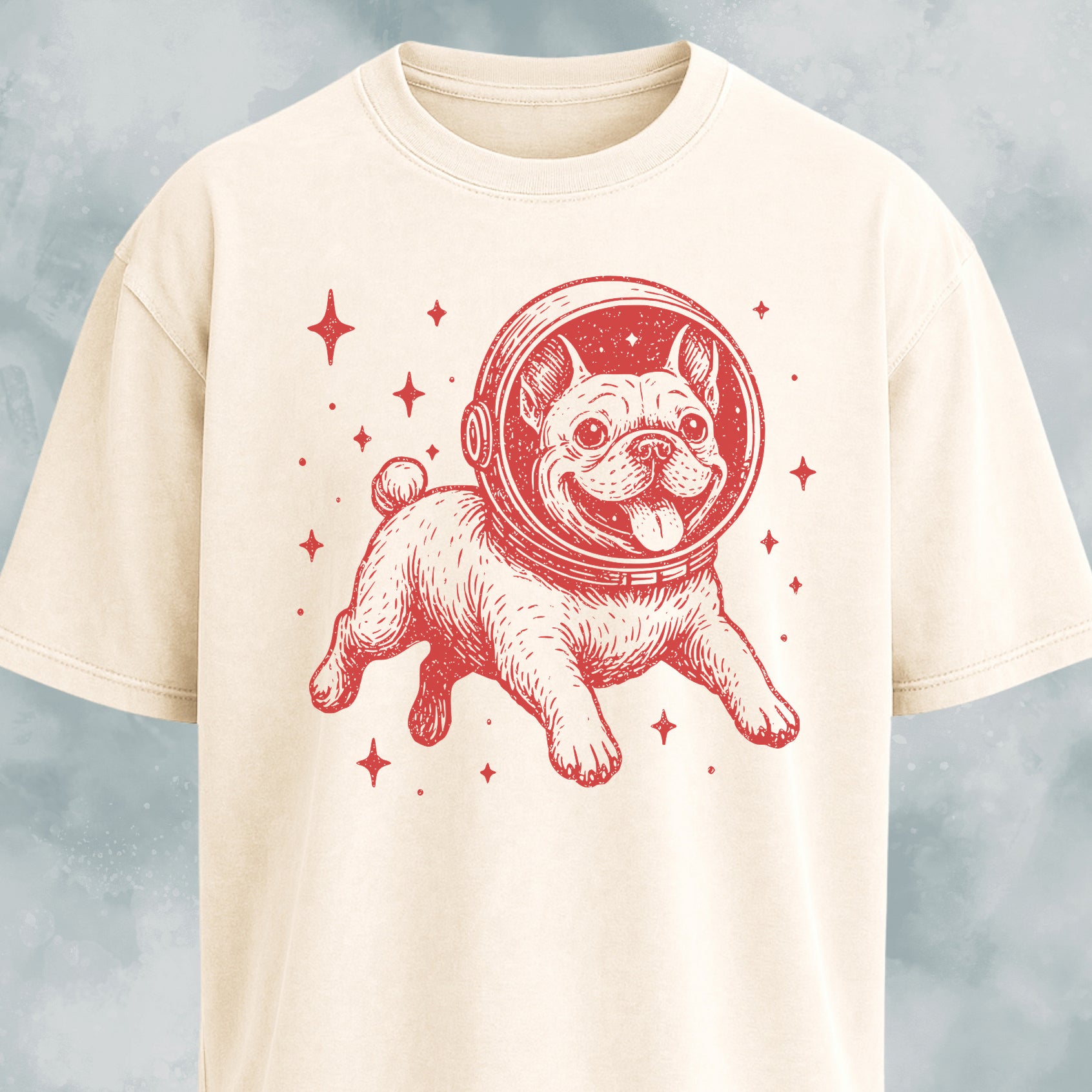 French Bulldog Astronaut T-Shirt