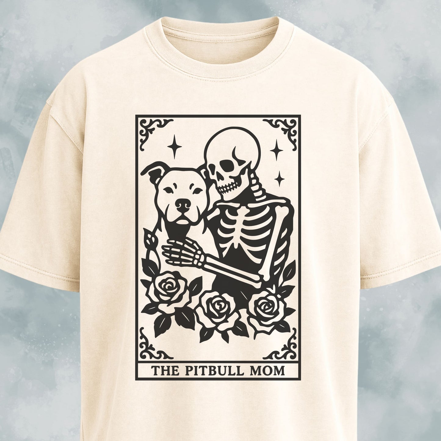 The Pitbull Mom Tarot Card T-Shirt