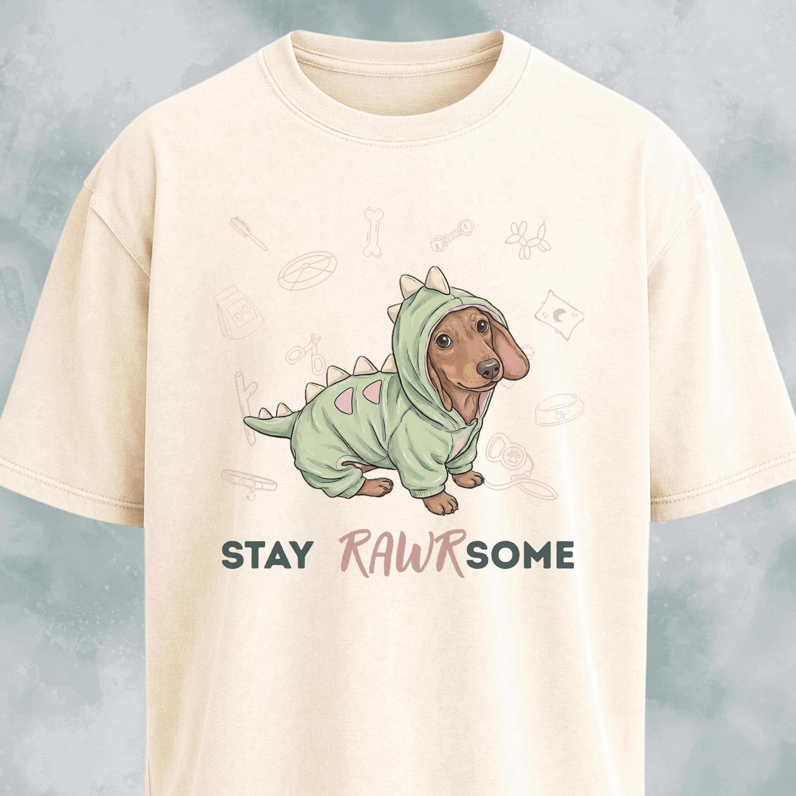 Doxie In A Dinosaur Costume T-Shirt
