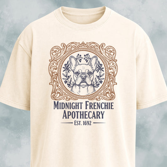 Midnight Frenchie Apothecary T-Shirt