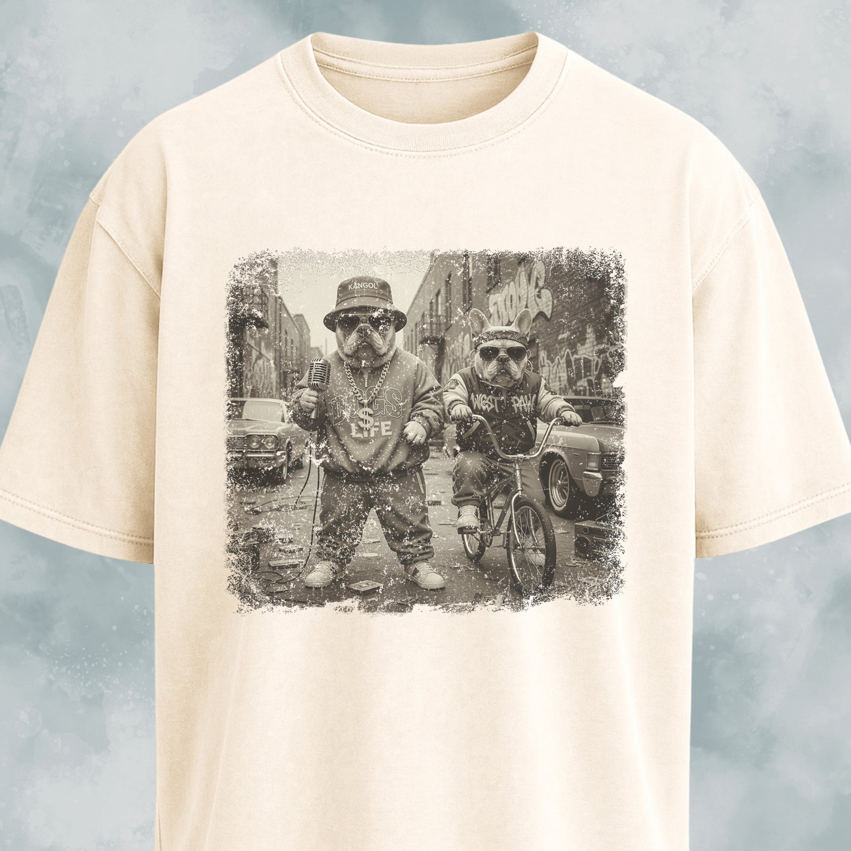 Rapper Frenchies Street Life T-Shirt
