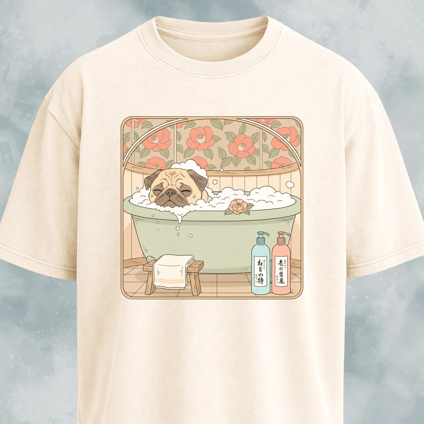 Pug Taking A Bath T-Shirt