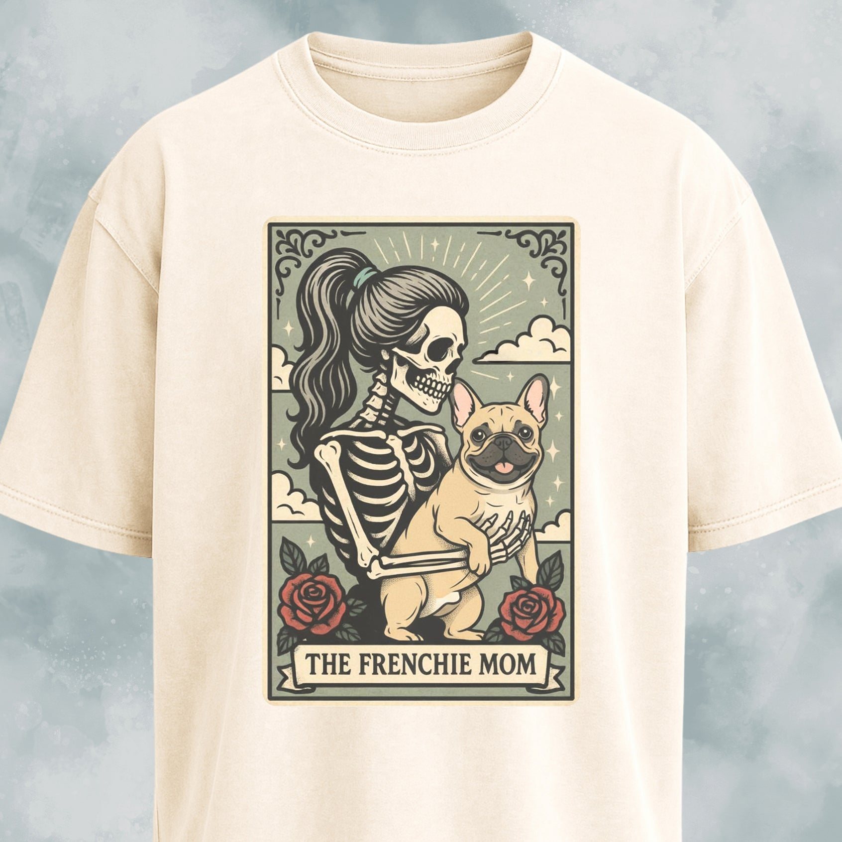 The Frenchie Mom Tarot Card T-Shirt