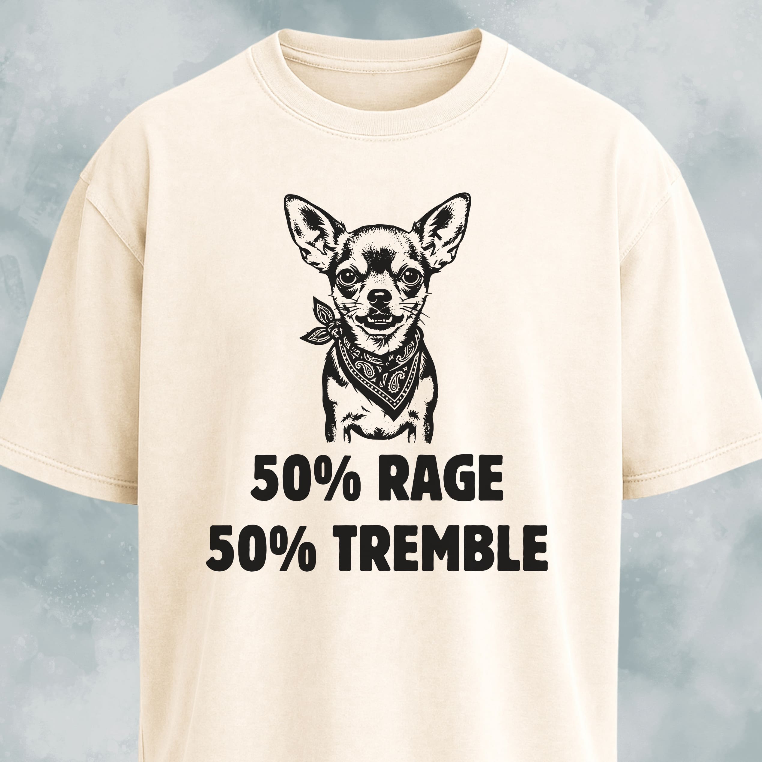 50% Rage 50% Tremble Chihuahua