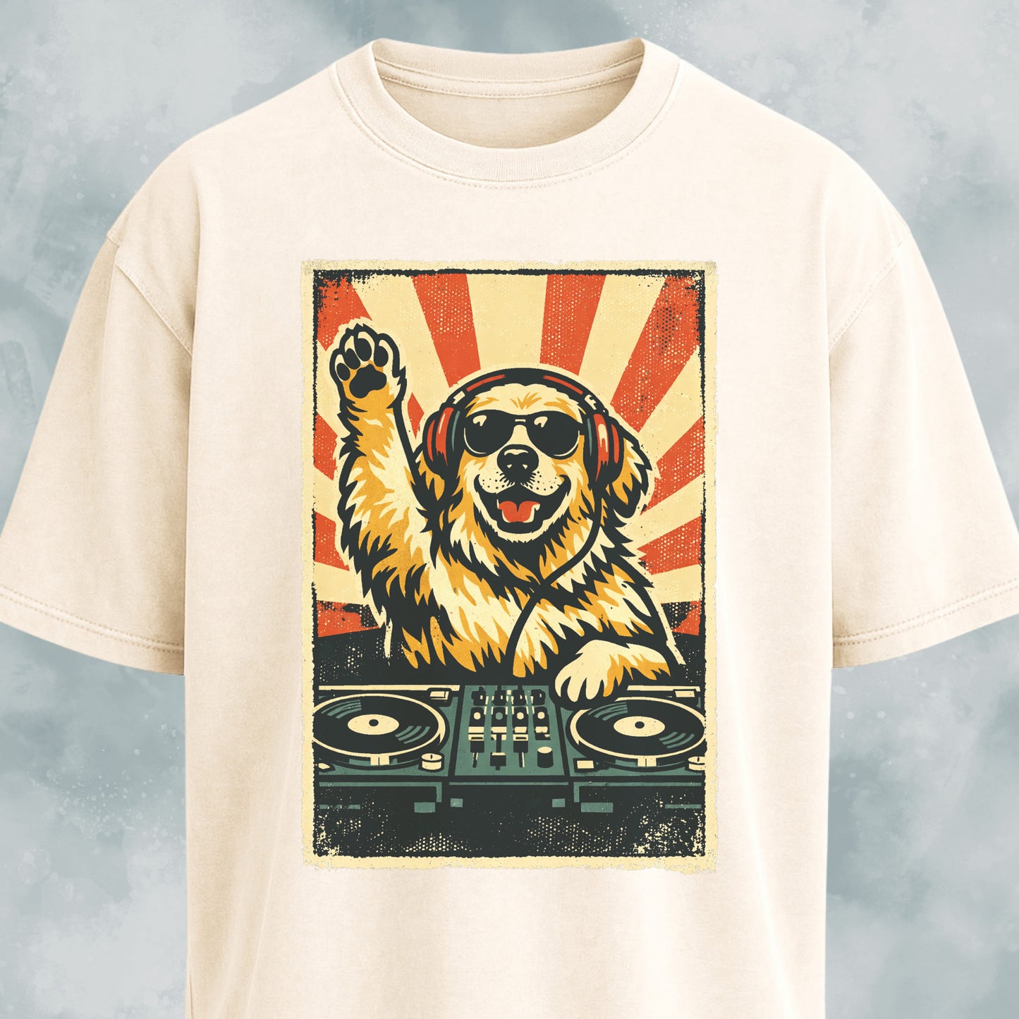 DJ Golden Retriever T-Shirt