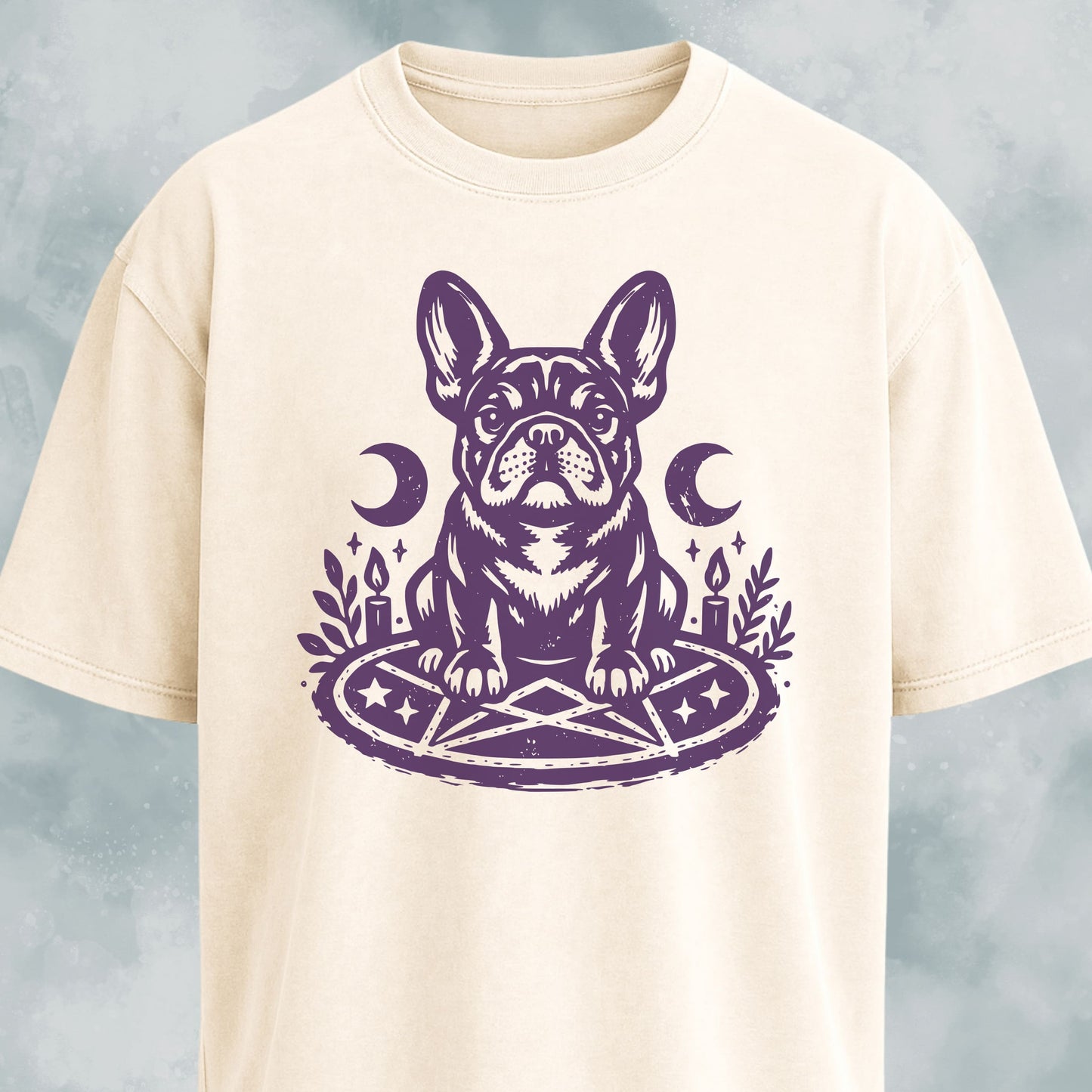 Witchcore Occult French Bulldog T-Shirt