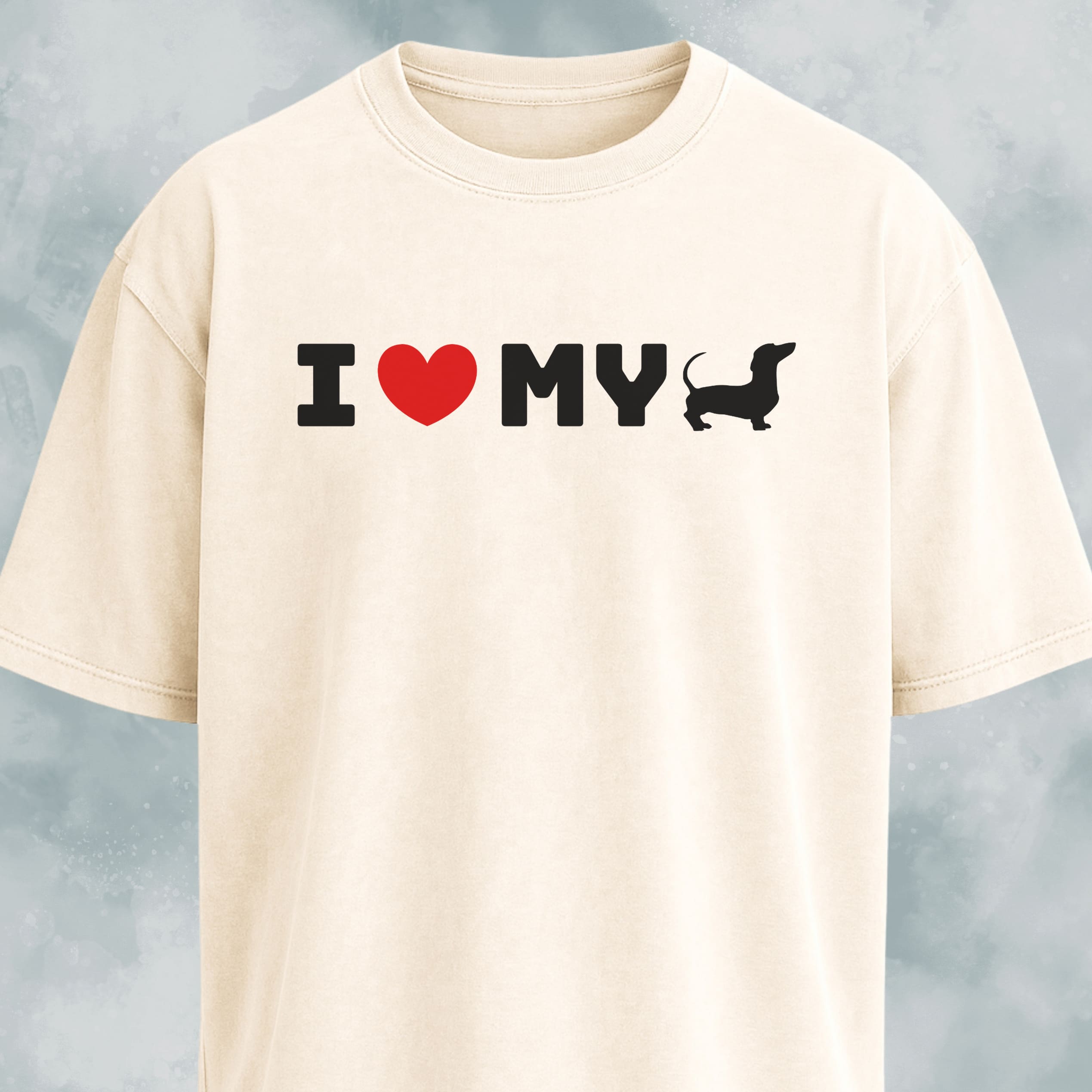 I Love My Doxie Minimal T-Shirt