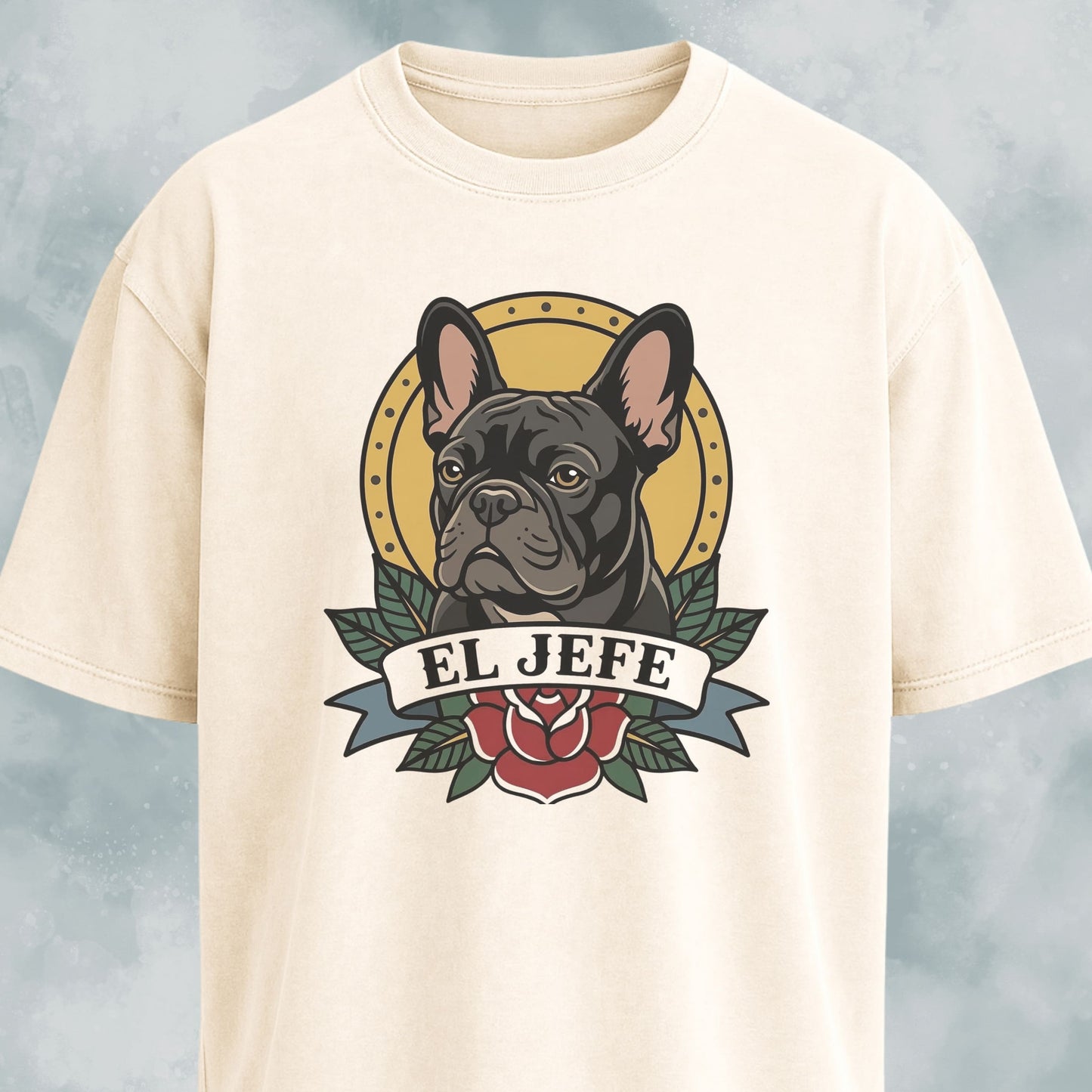 El Jefe French Bulldog T-Shirt