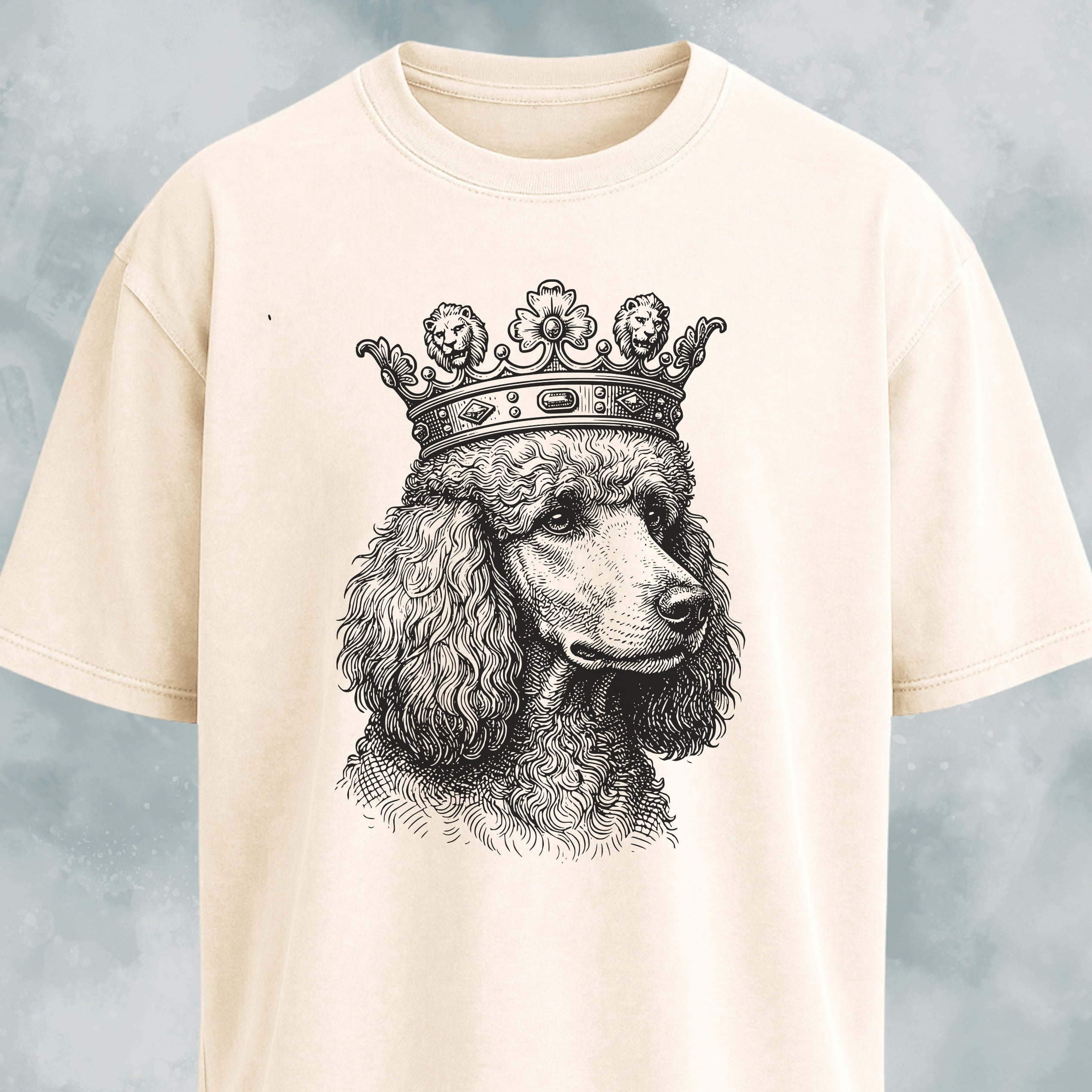 Royal Poodle Crown T-Shirt